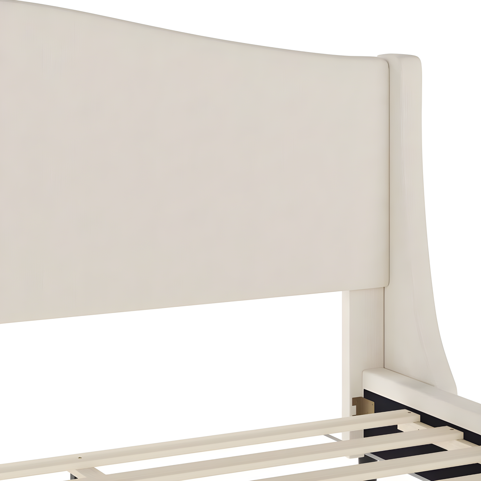 Martha Stewart Martha Stewart Amelia Upholstered Platform Bed With Curved Headboard