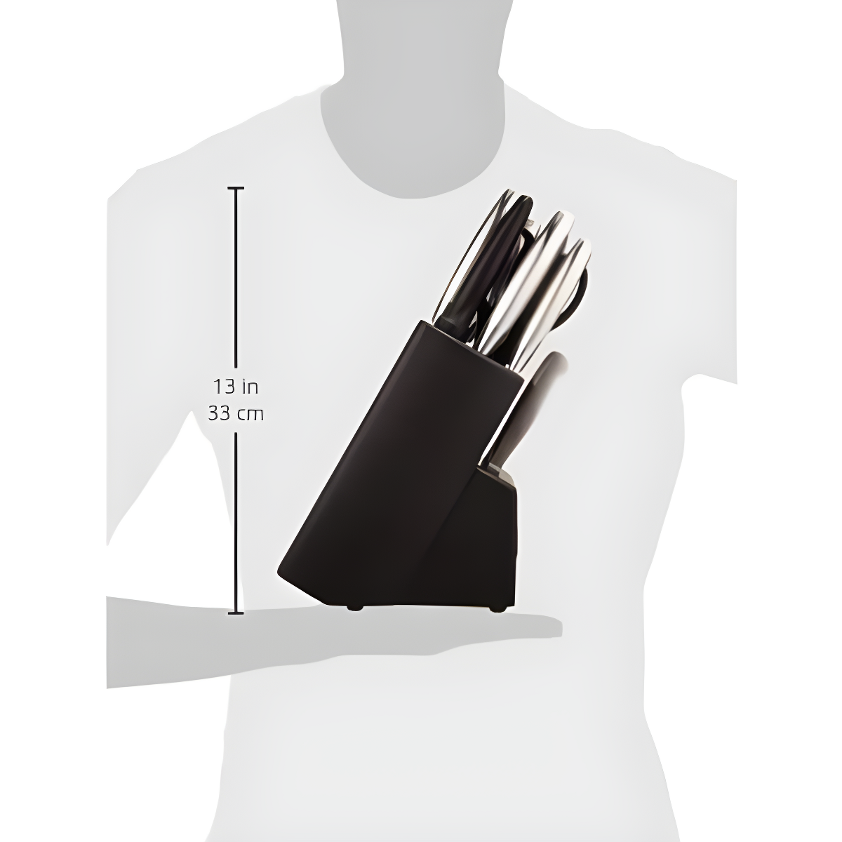 Cuisinart Artiste Collection Stainless Steel 17-Piece Knife Block Set