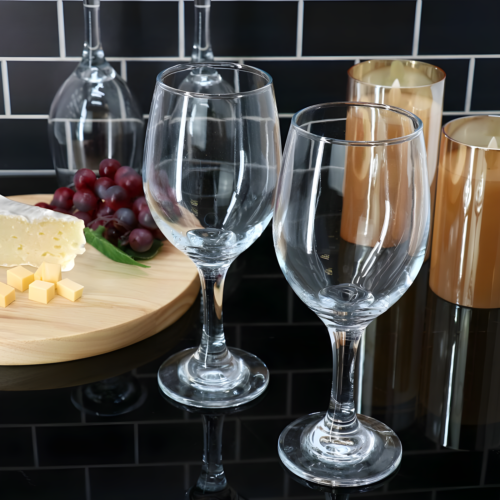 Gibson Home Belinni 4 Piece 14.2 Ounce Classic Wine Glass Set