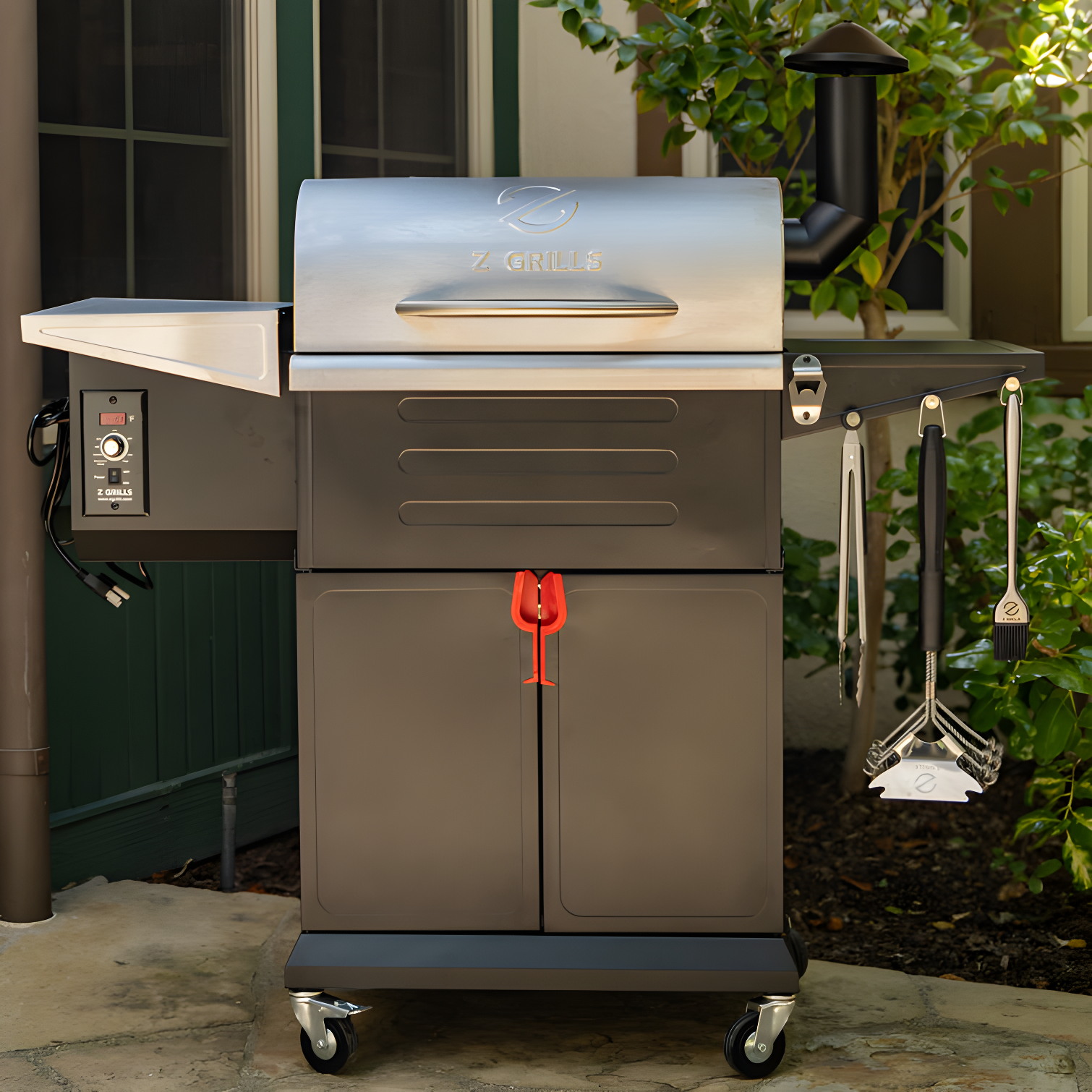 Z GRILLS Upgraded Wood Pellet Grill with PID Controller, 8-in-1, 572 sq in Cooking Area