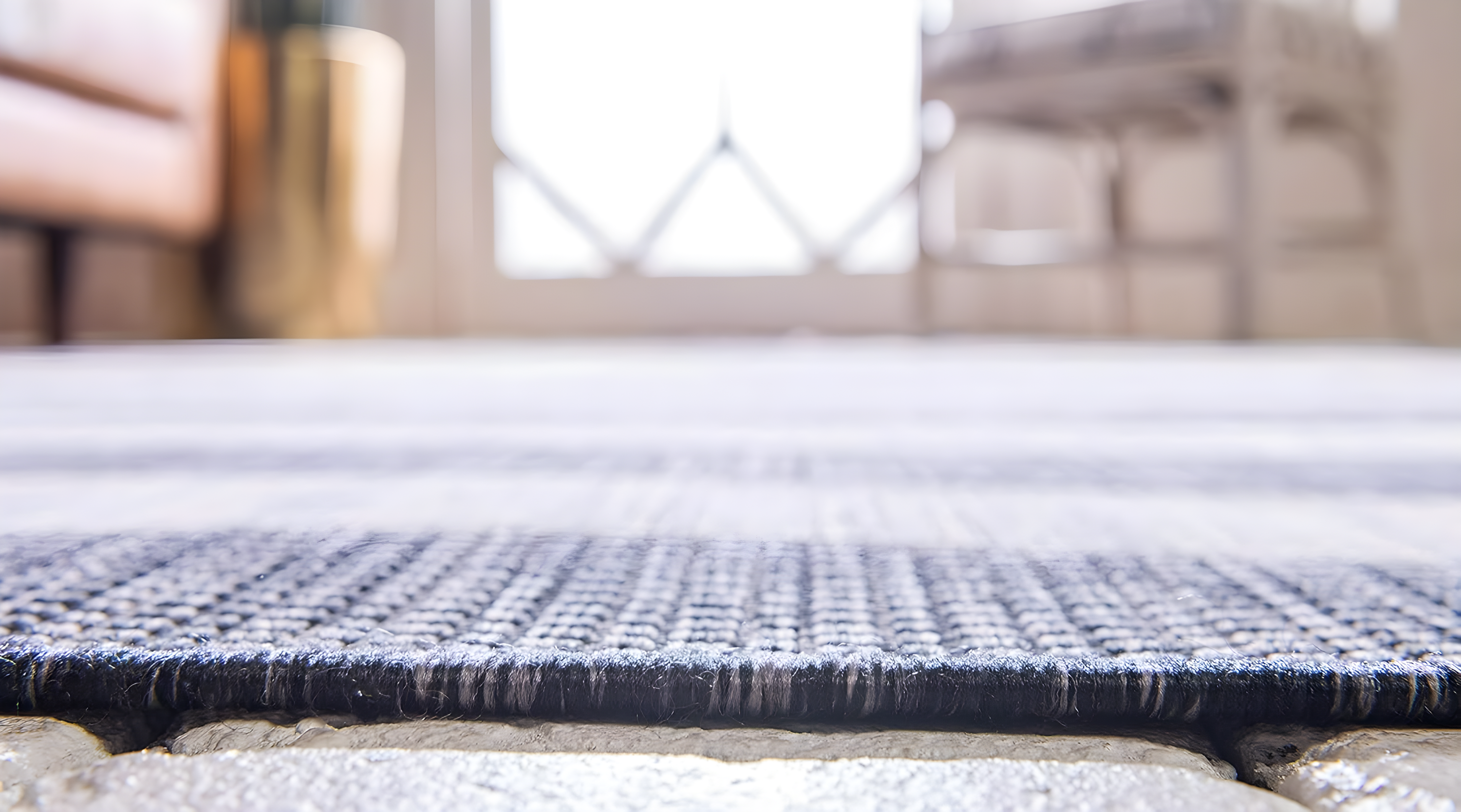 Unique Loom Outdoor Striped Collection Area Rug - Distressed Stripe (7' 1" x 10' Rectangle Charcoal Gray/Ivory)
