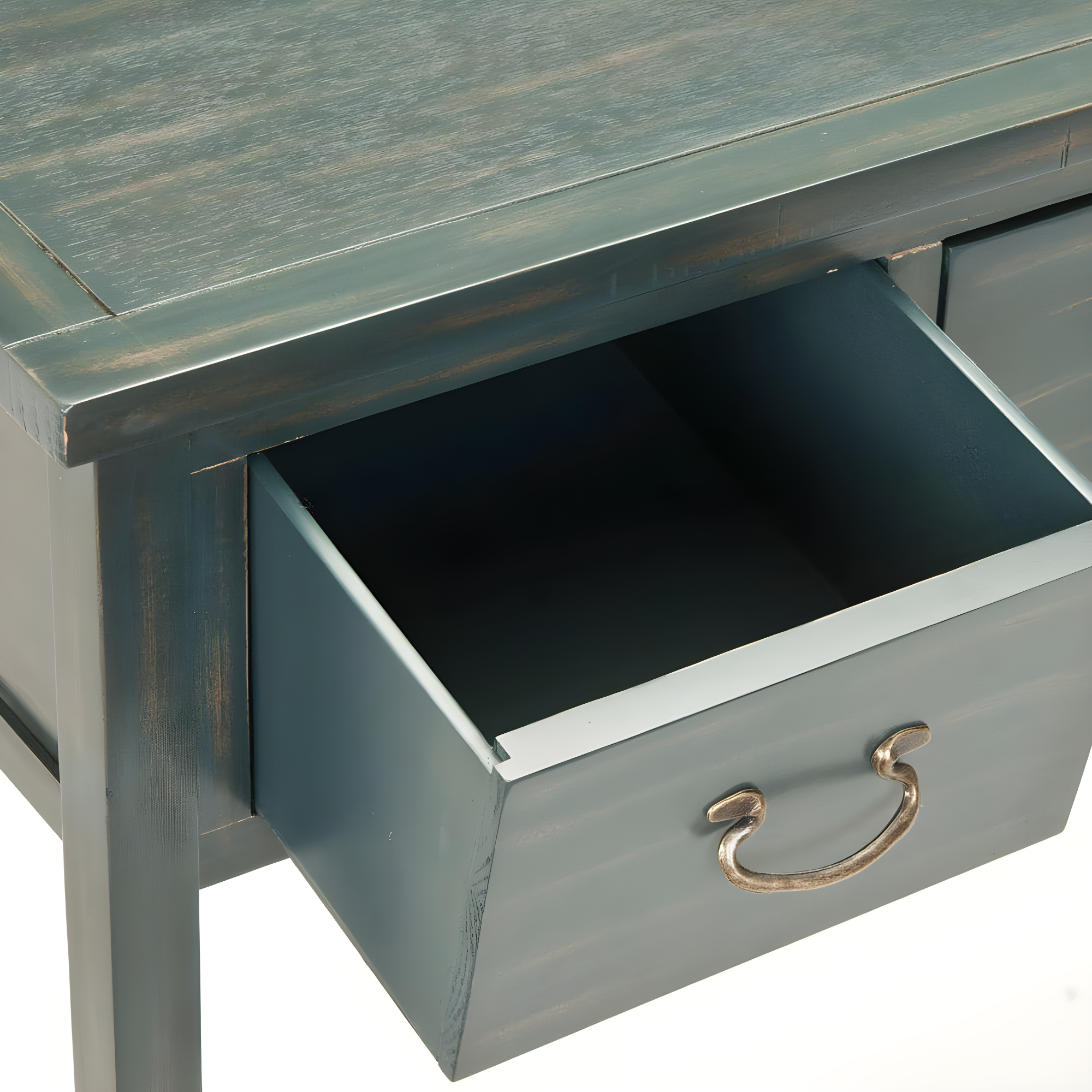 SAFAVIEH Cindy Console Table With Storage Drawers Dark Teal
