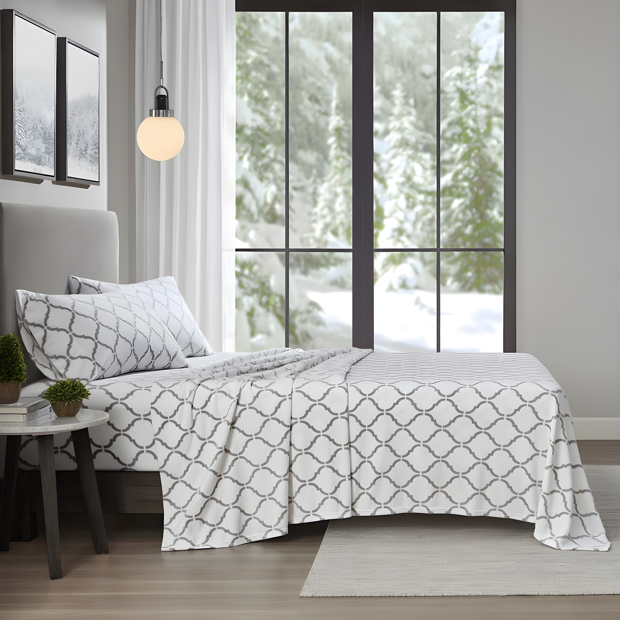 Madison Park Micro Fleece Sheet Set