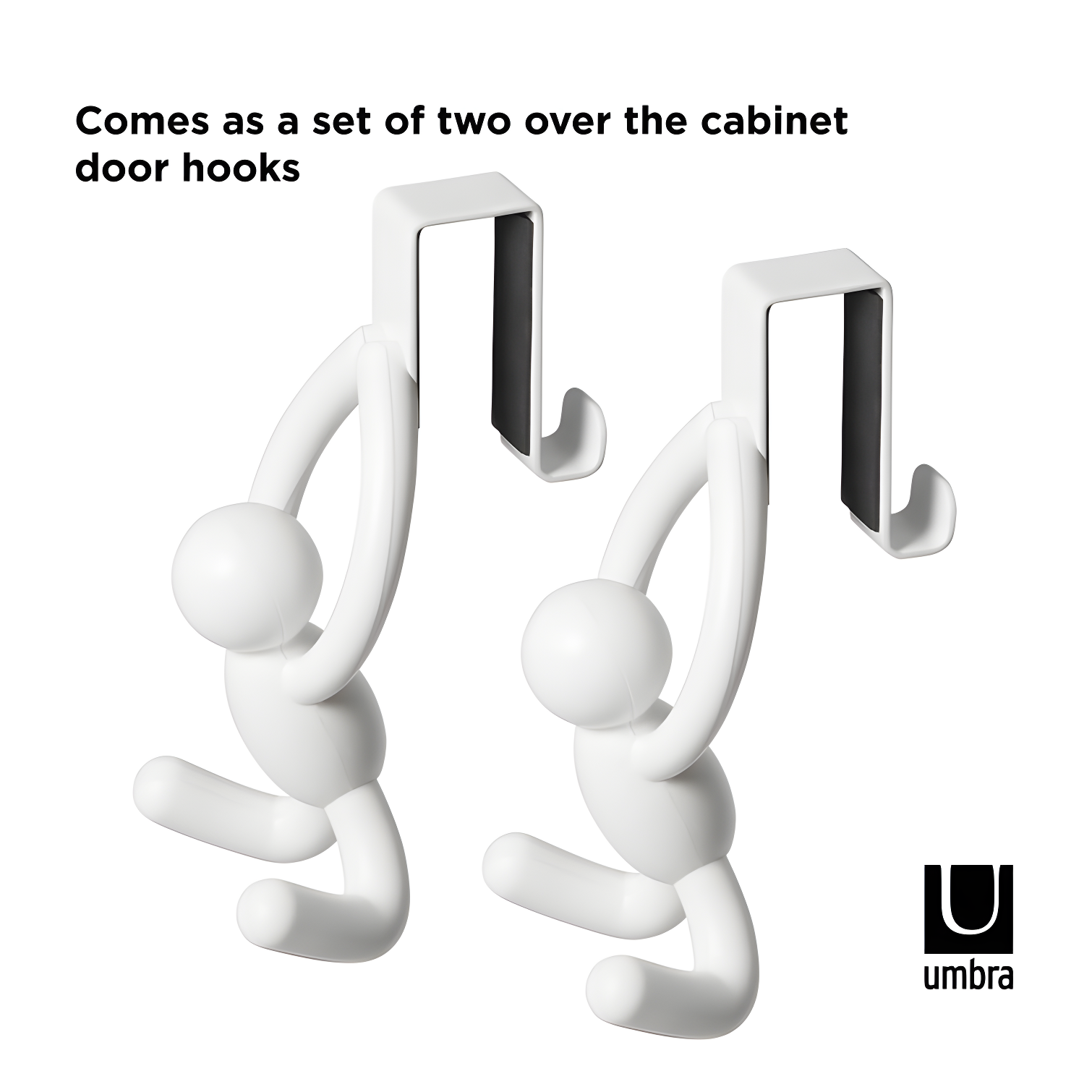 Umbra Buddy Plastic Over-the-Door Wall Hook (Set of 2)
