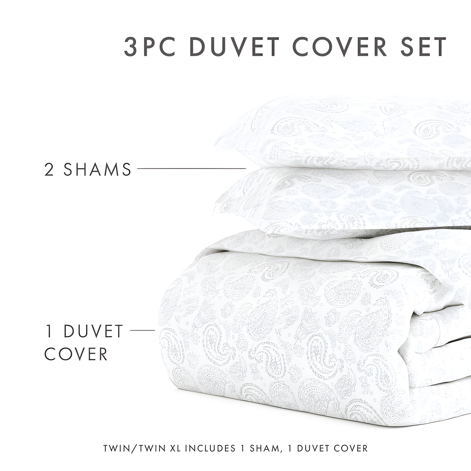 Becky Cameron™ Modern & Contemporary Paisley Duvet Cover Set