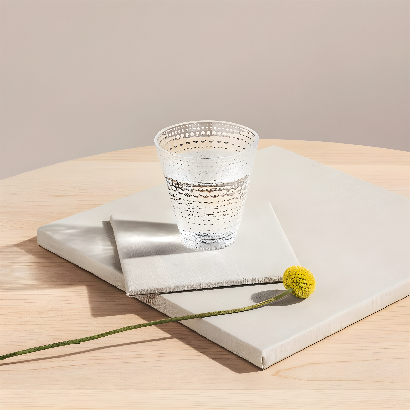 Kastehelmi 6" Glass Table Vase