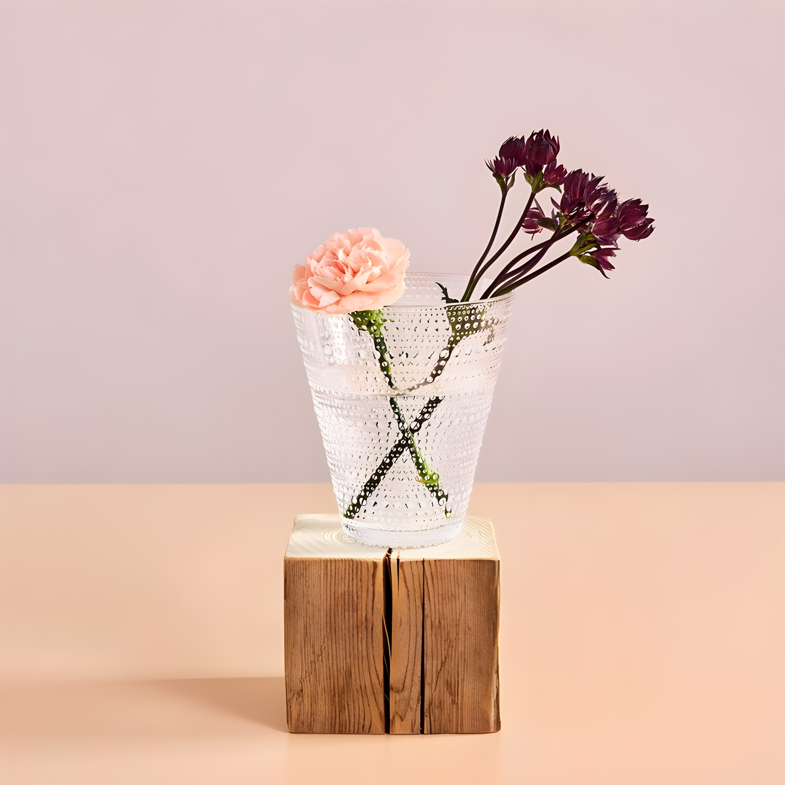 Kastehelmi 6" Glass Table Vase