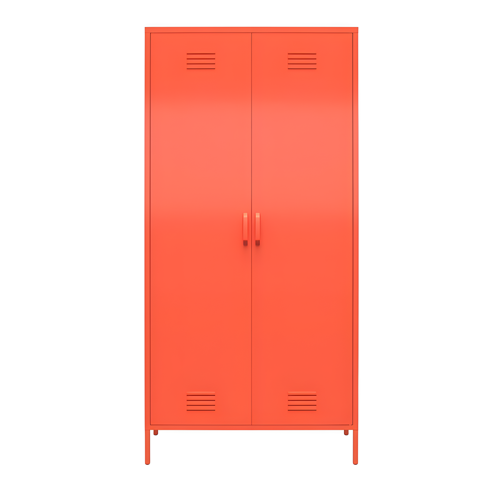 Cache 2 Door Tall Metal Locker Style Storage Cabinet
