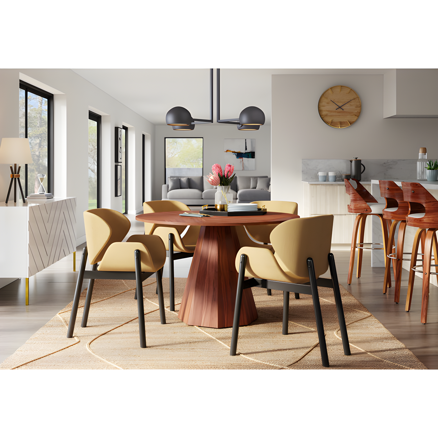 Mercury Row® Clintwood Metal Wall Clock
