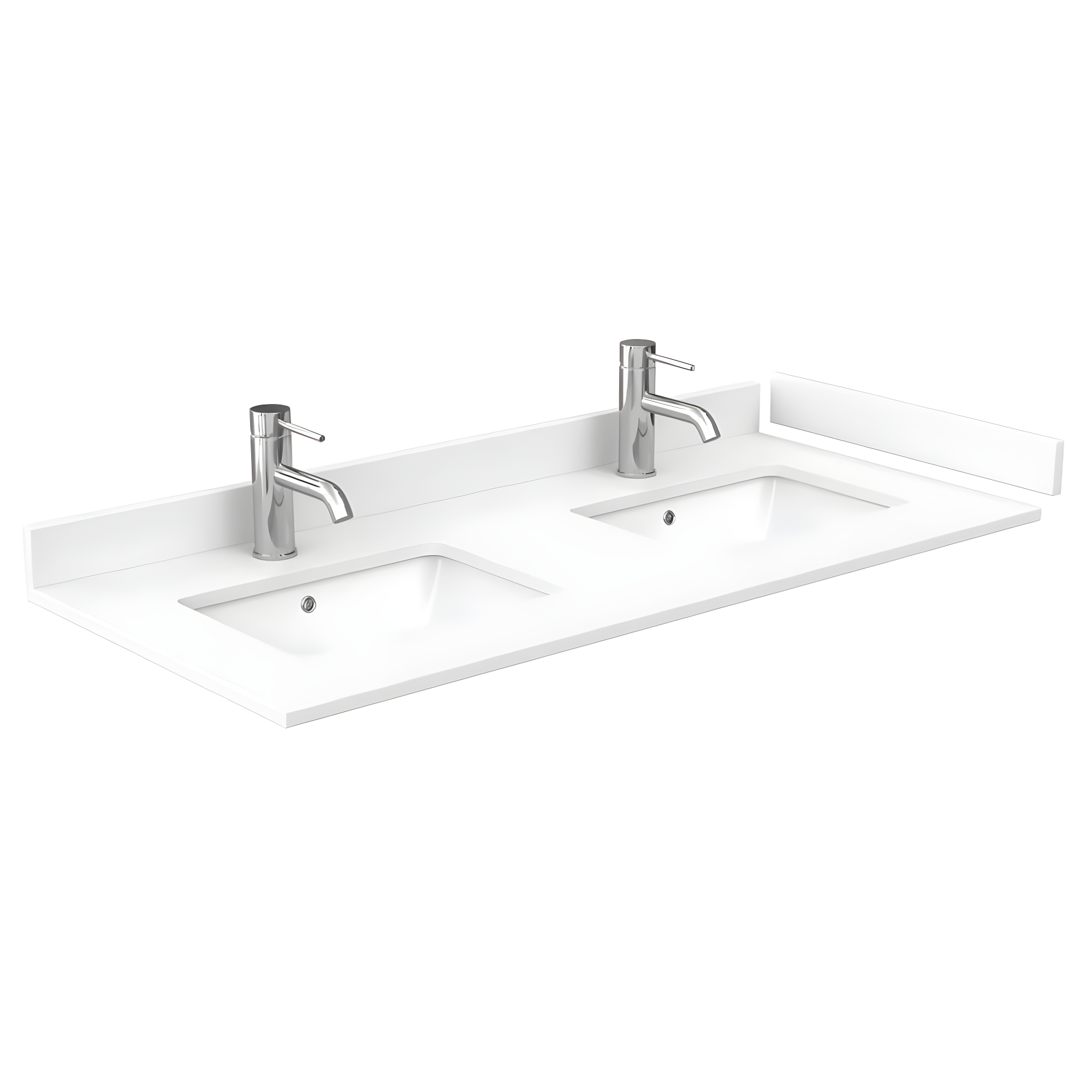 Wyndham Collection Avery 48'' Double Bathroom Vanity with Marble Top with Mirror