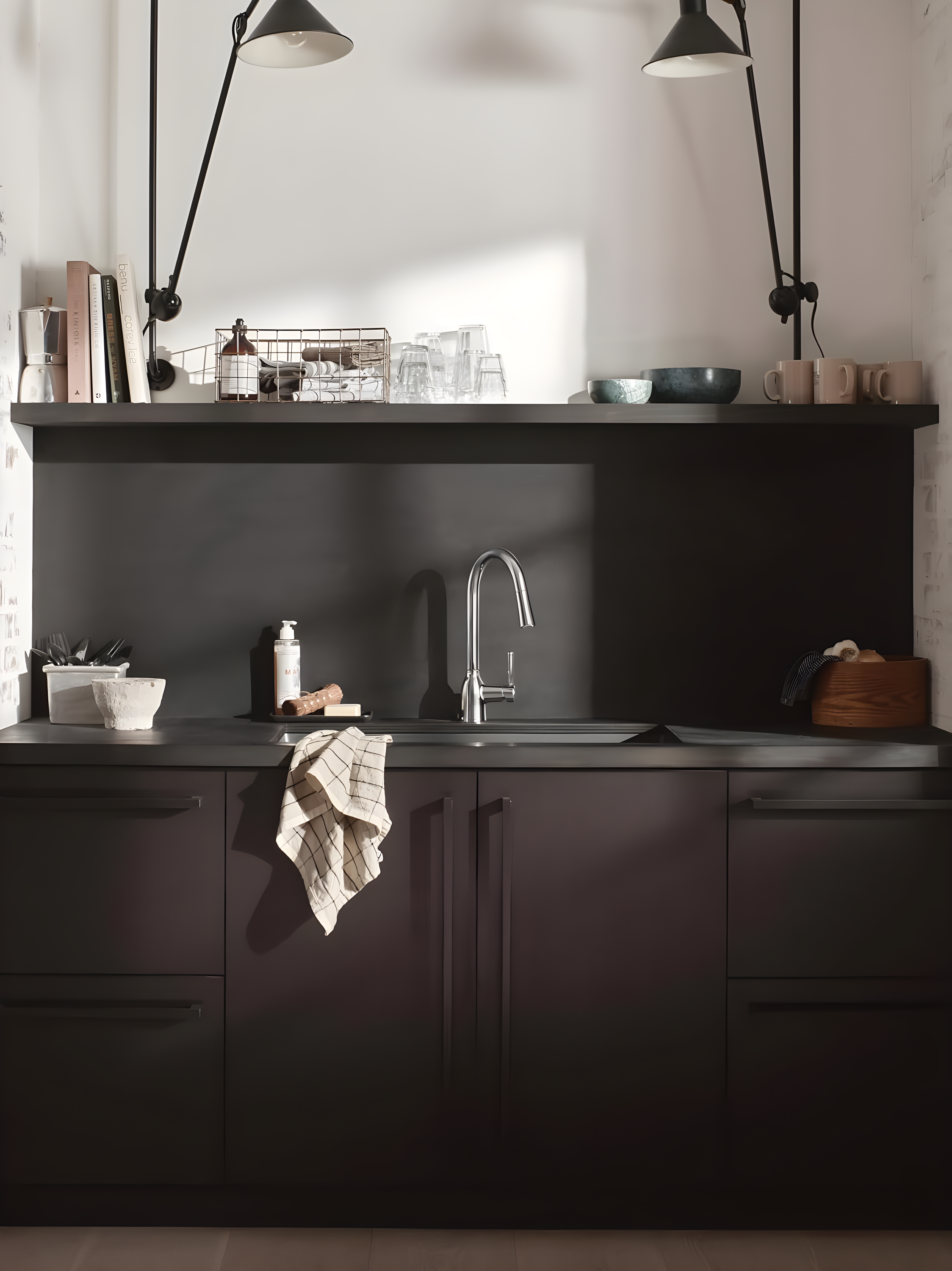 Moen Adler MotionSense Wave Single Handle Pulldown Kitchen Faucet with Power Clean Technology