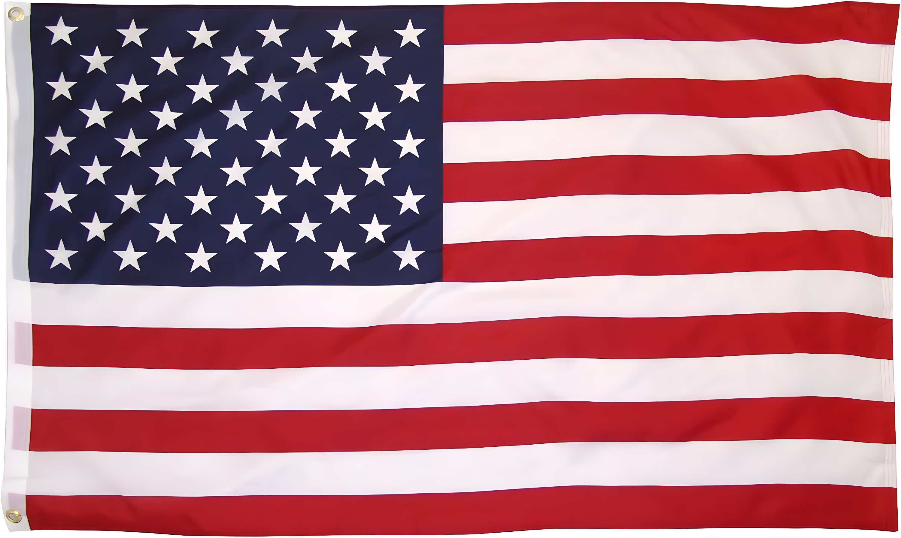 American Flag 3x5 Waterproof Outdoor, Heavy Duty Fade Resistant Bright Color - Long Lasting Polyester Cotton Blend with Brass Grommets
