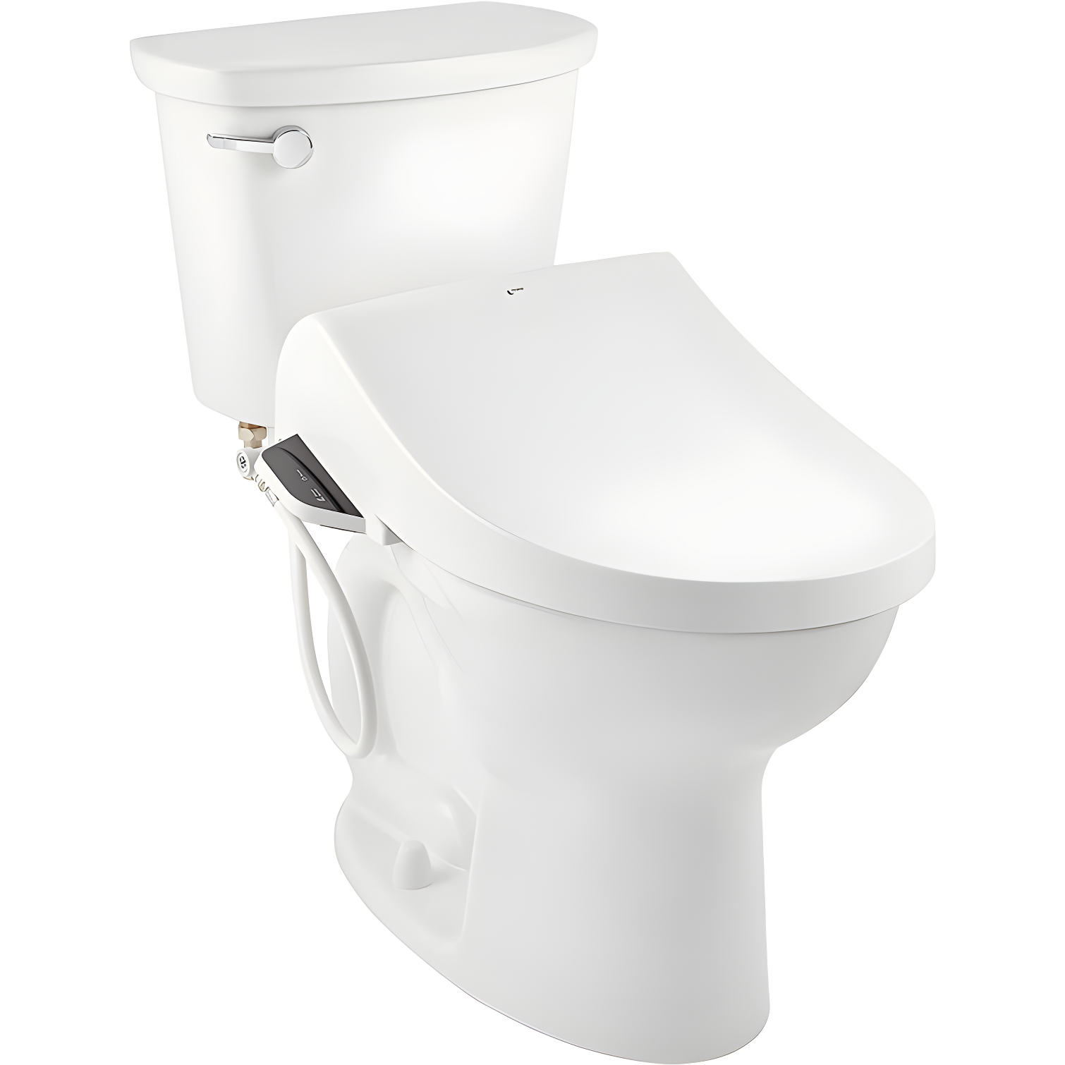 American Standard 8012A70GRC-415 INAX Heated Shower Toilet Bidet Seat with Remote Control + Dual Nozzle, White