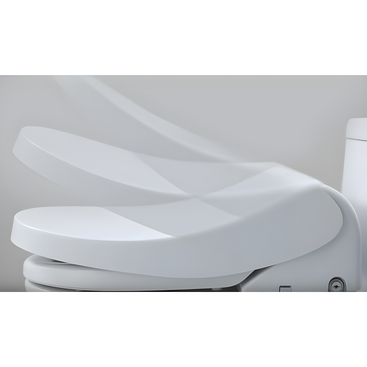 American Standard 8012A70GRC-415 INAX Heated Shower Toilet Bidet Seat with Remote Control + Dual Nozzle, White