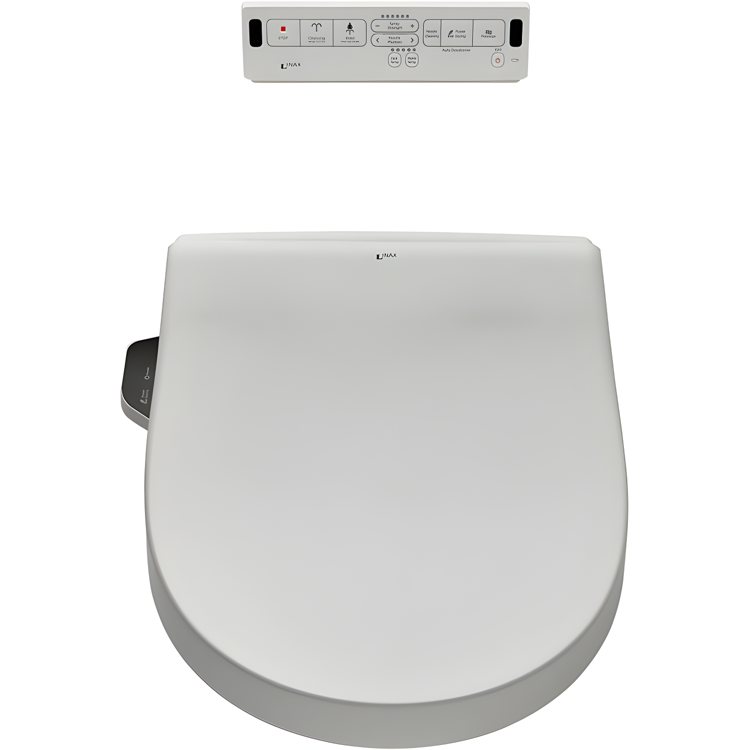 American Standard 8012A70GRC-415 INAX Heated Shower Toilet Bidet Seat with Remote Control + Dual Nozzle, White