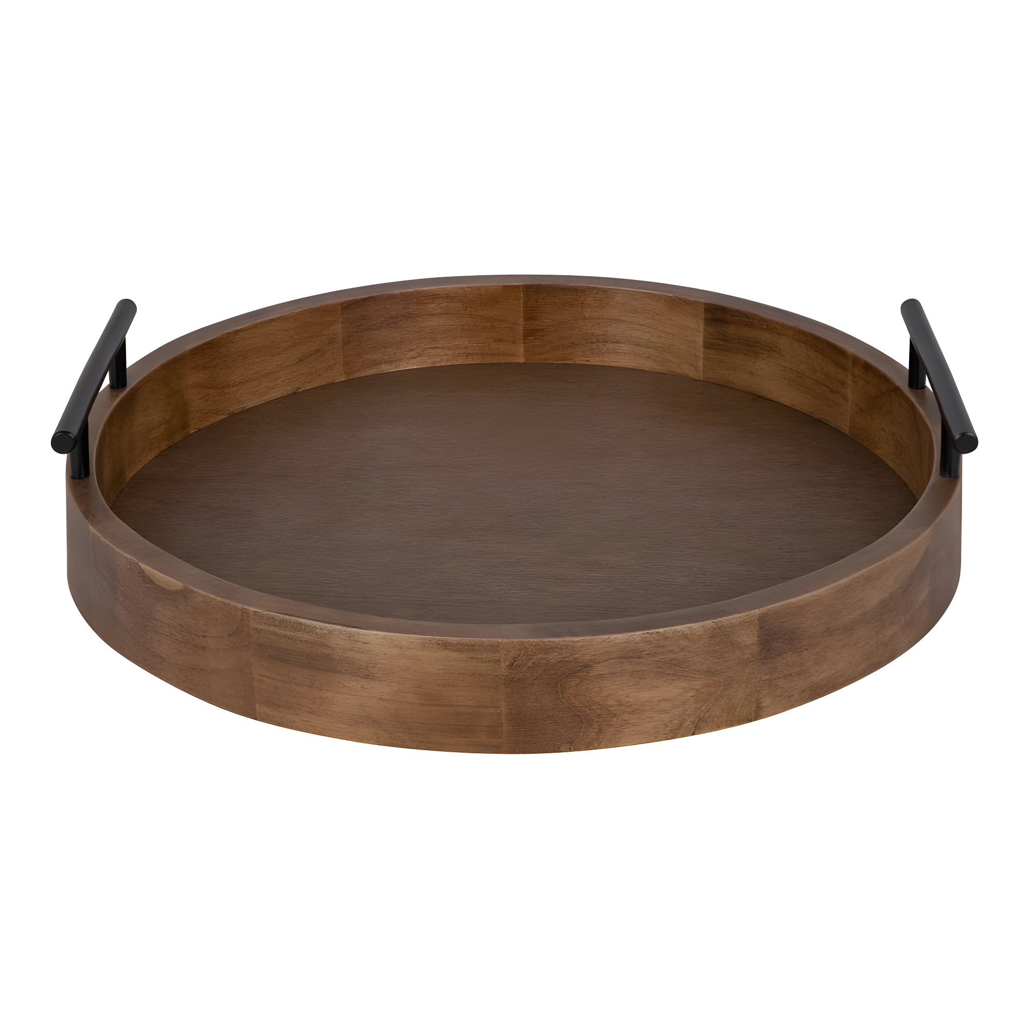 Kate and Laurel Lipton Tray, 18" Diameter, Natural