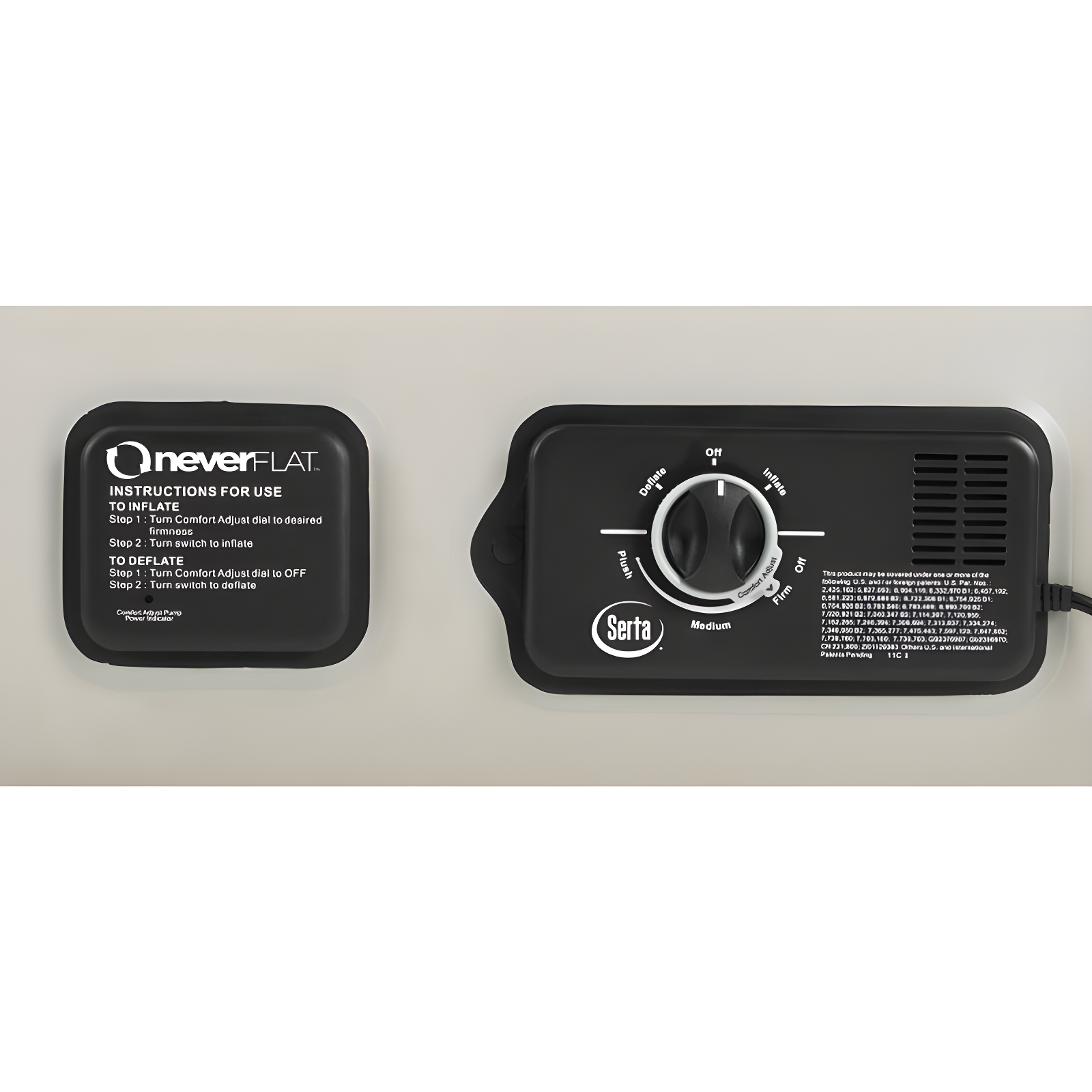 Serta 18" Pillow Top Air Mattress with Neverflat Pump - Queen