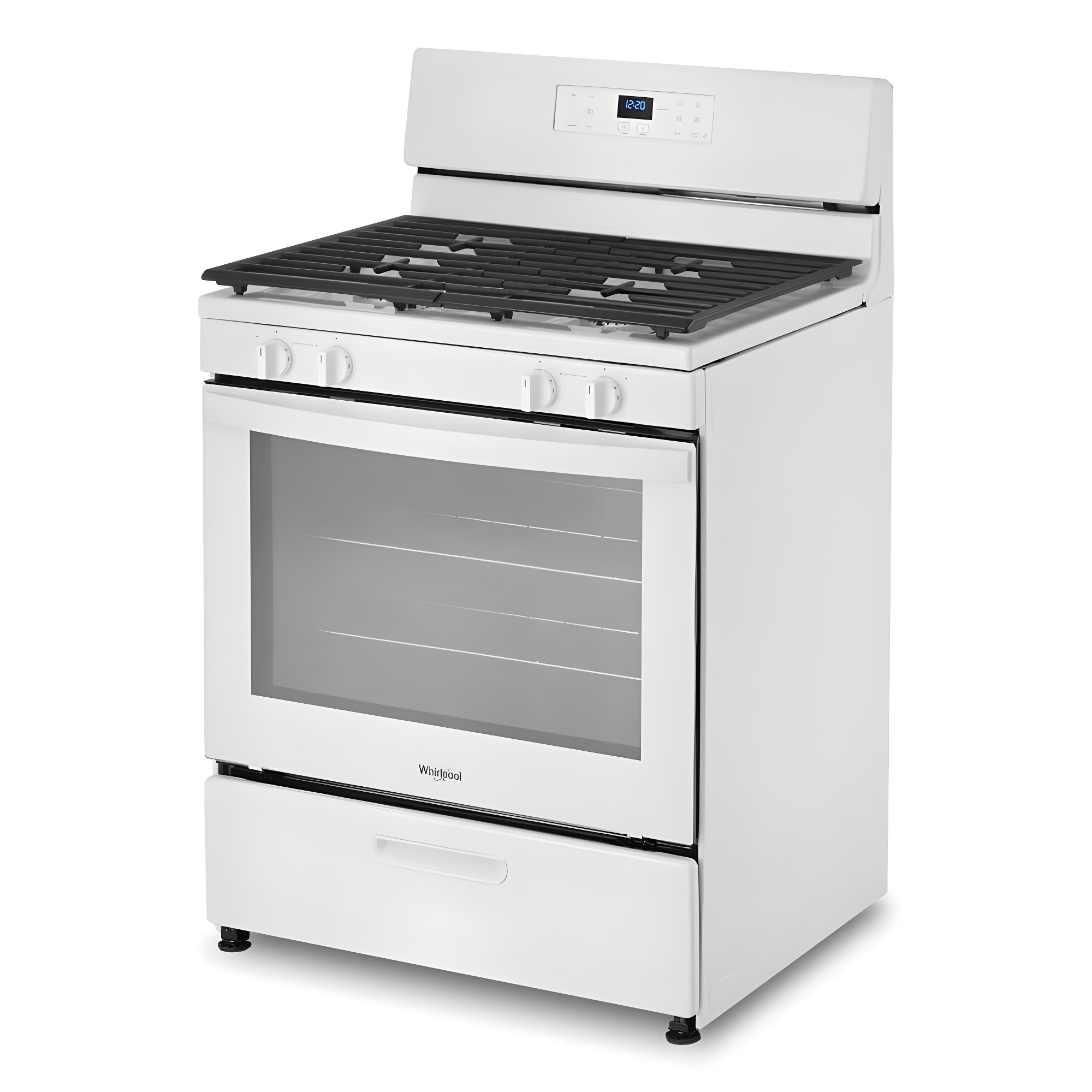 WHIRLPOOL WFG320M0MW 30" free standing gas range