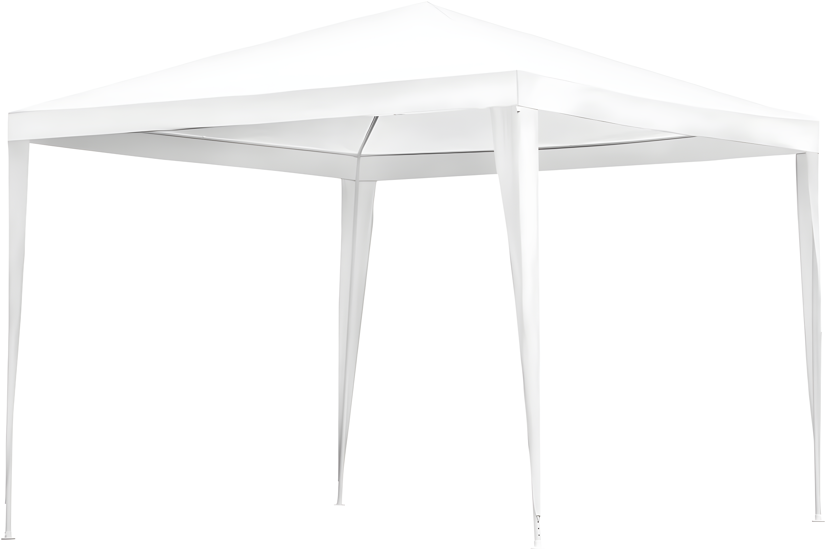 XF XINFENG 10'x10' Outdoor Wedding Party Canopy Tent, Camping Shelter Waterproof Outdoor Party Tent White Patio Gazebo Canopy Tents for BBQ Pavilion Canopy Cater Events