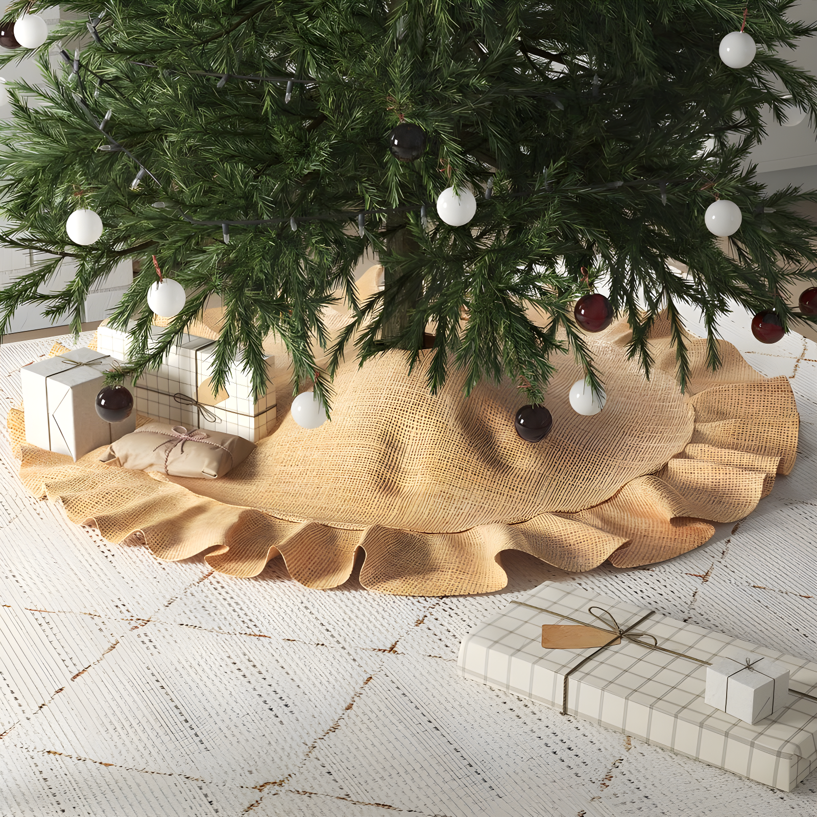 Sloane Burlap Tree Skirt