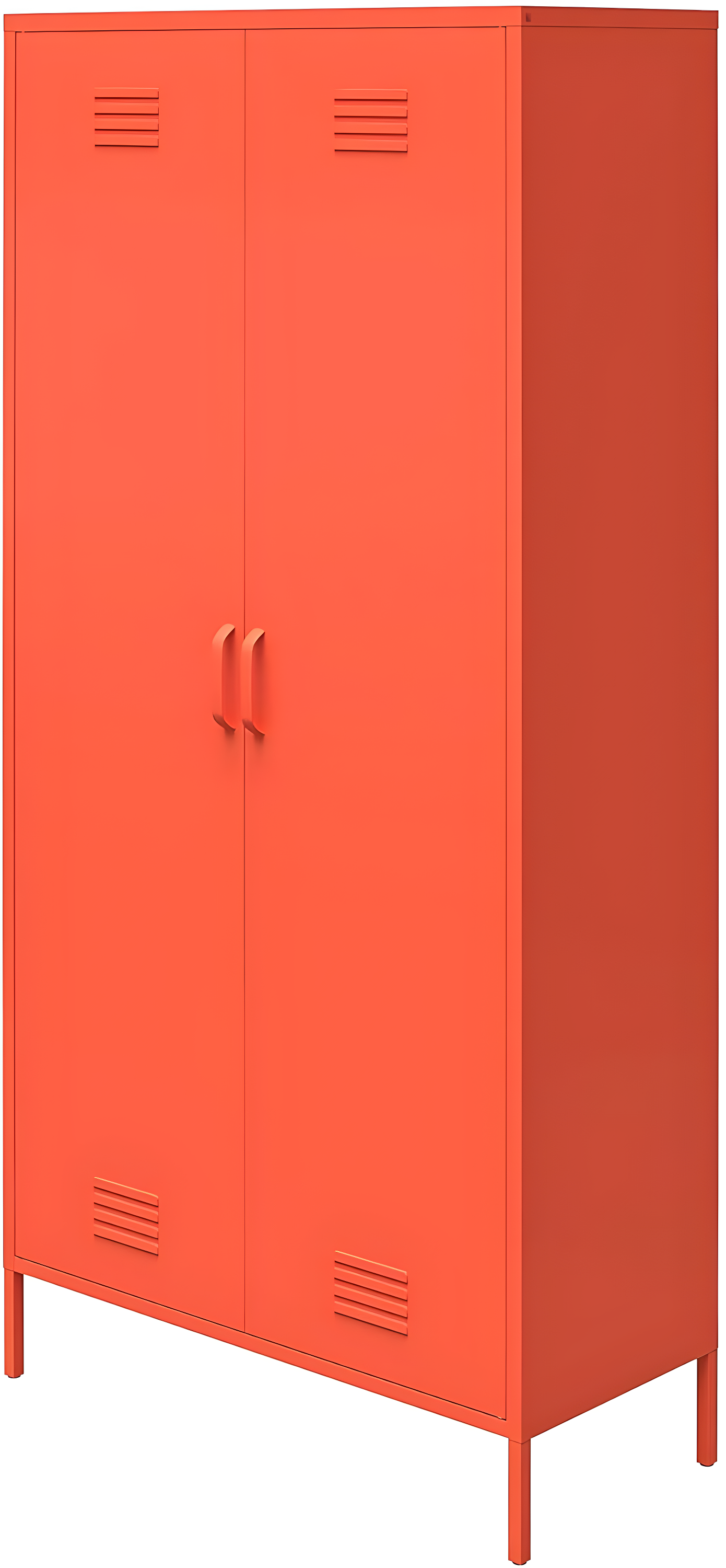 Cache 2 Door Tall Metal Locker Style Storage Cabinet