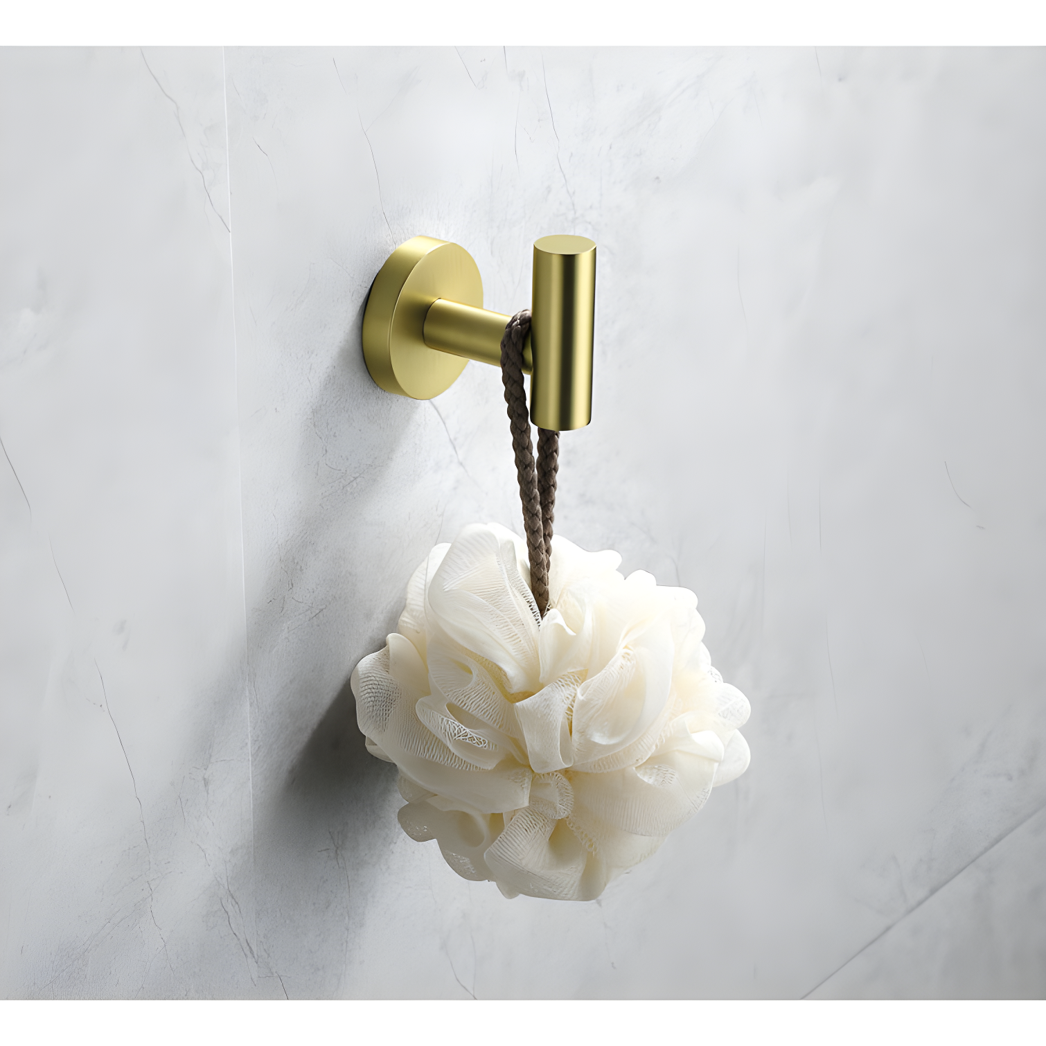 Bathroom Stainless Steel Towel Hooks Wall Mounted 4-Pack