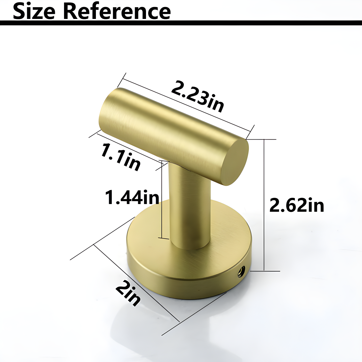 Bathroom Stainless Steel Towel Hooks Wall Mounted 4-Pack
