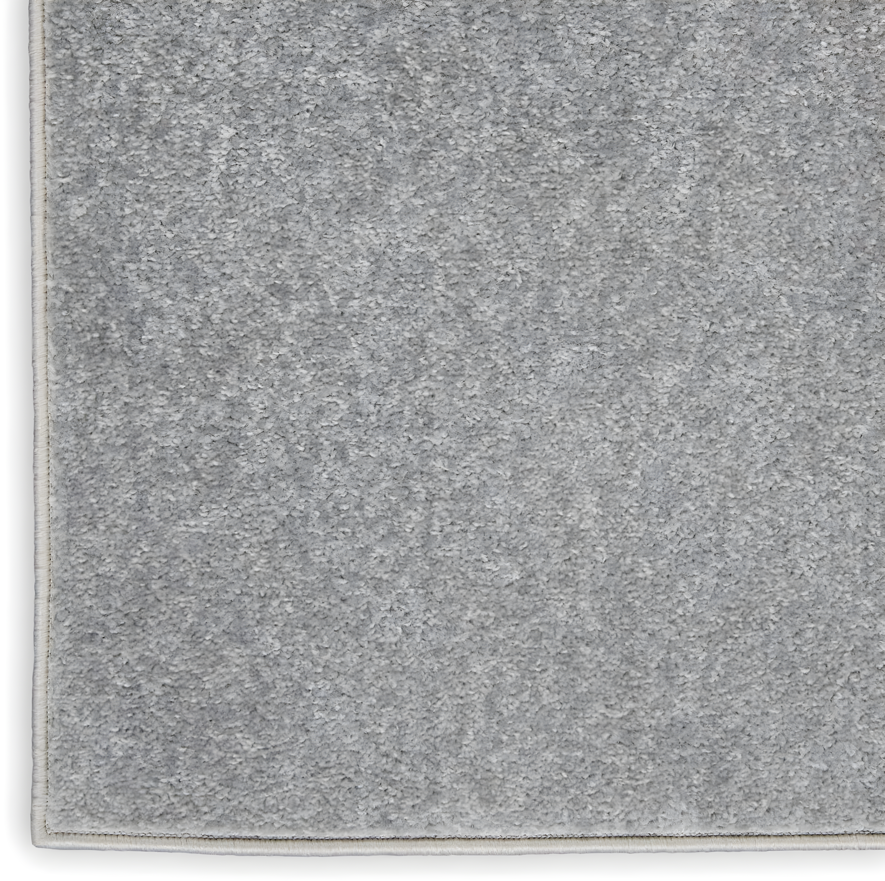 Nourison Essentials Easy Care Indoor Outdoor Area Rug - Silver Grey 2'2" x 16'