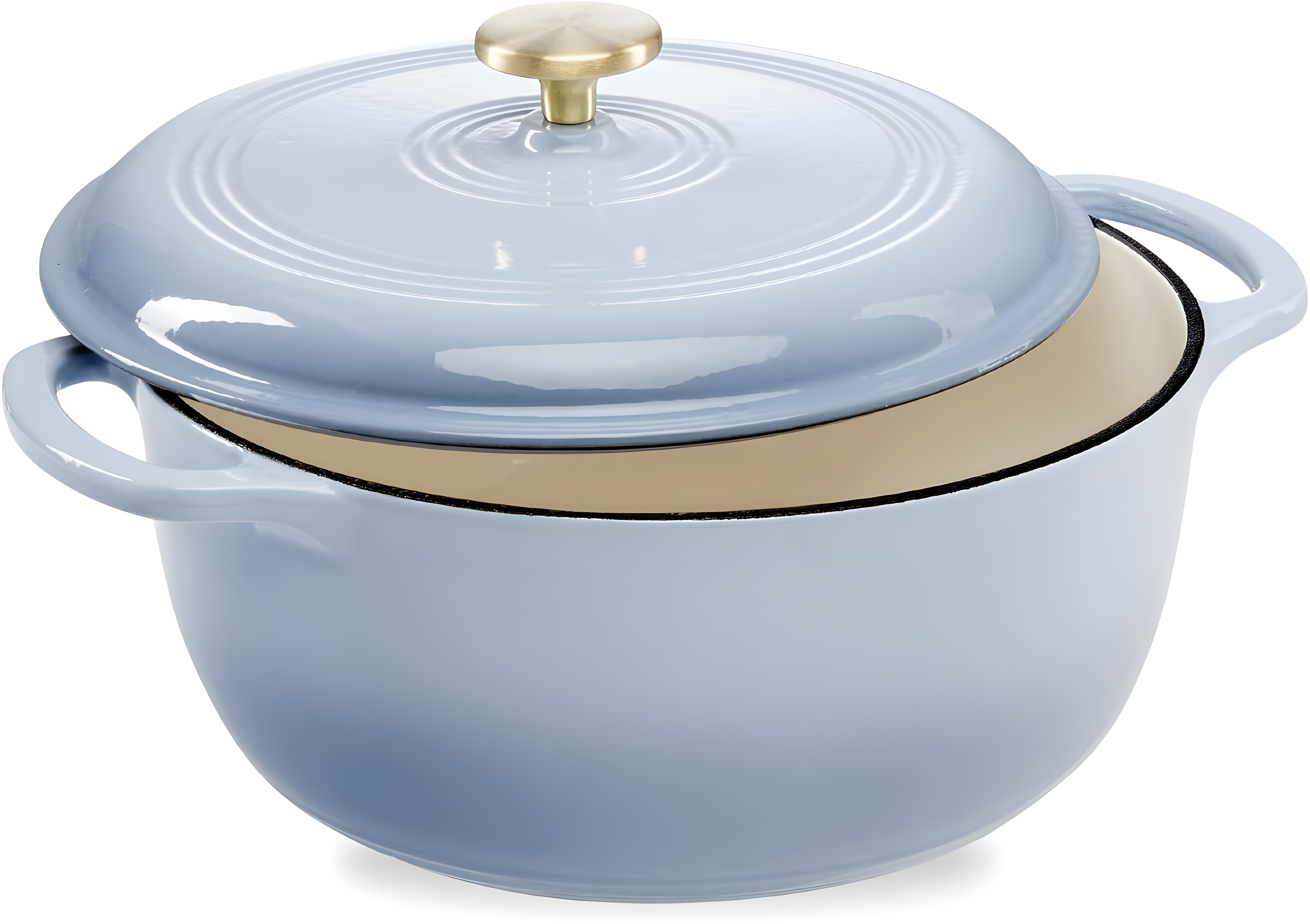 Best Choice Products Enamel Cast-Iron Dutch Oven, Heavy-Duty Cookware w/ Dual Handles, Lid