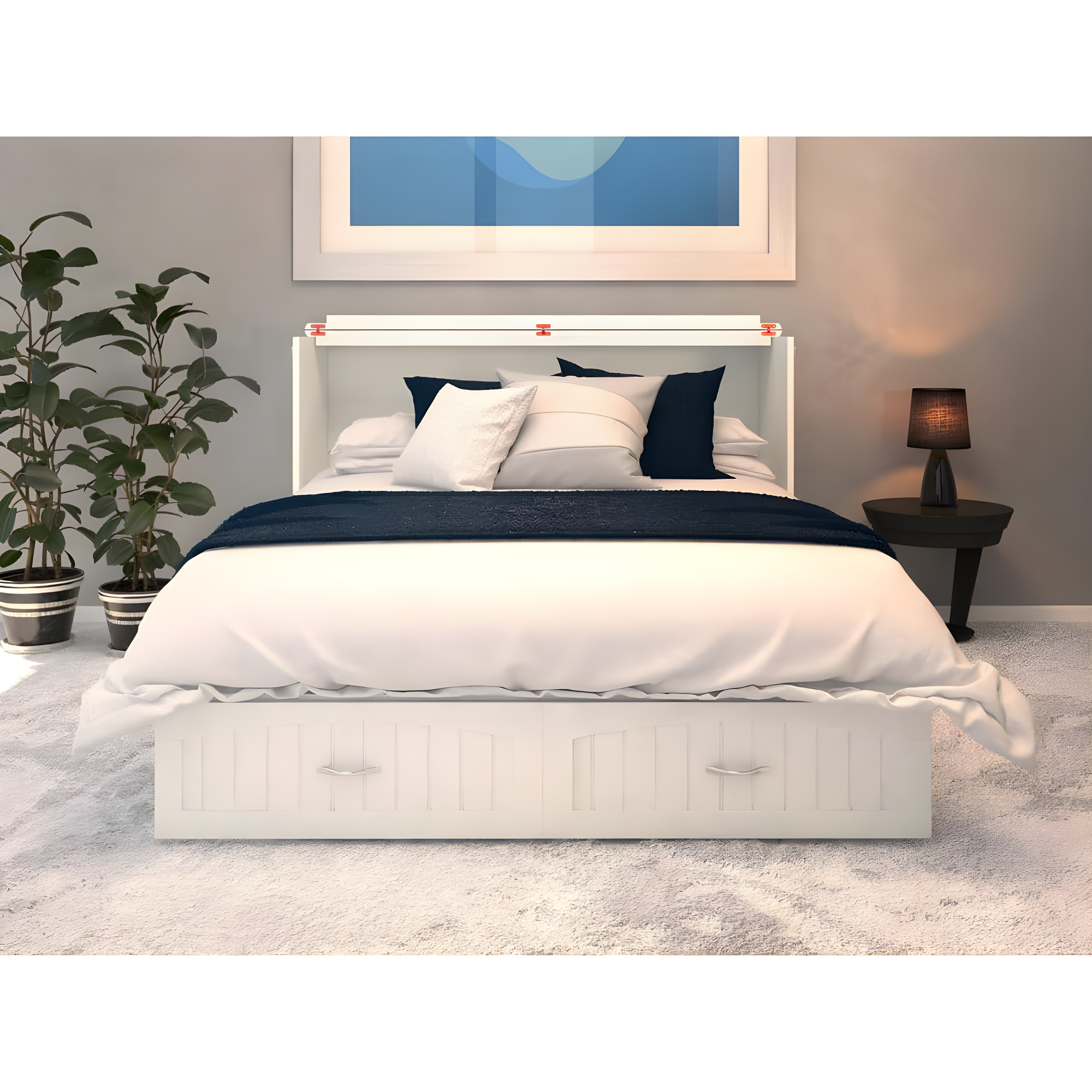 Southampton Murphy Bed Chest with USB Turbo Charger - AFI