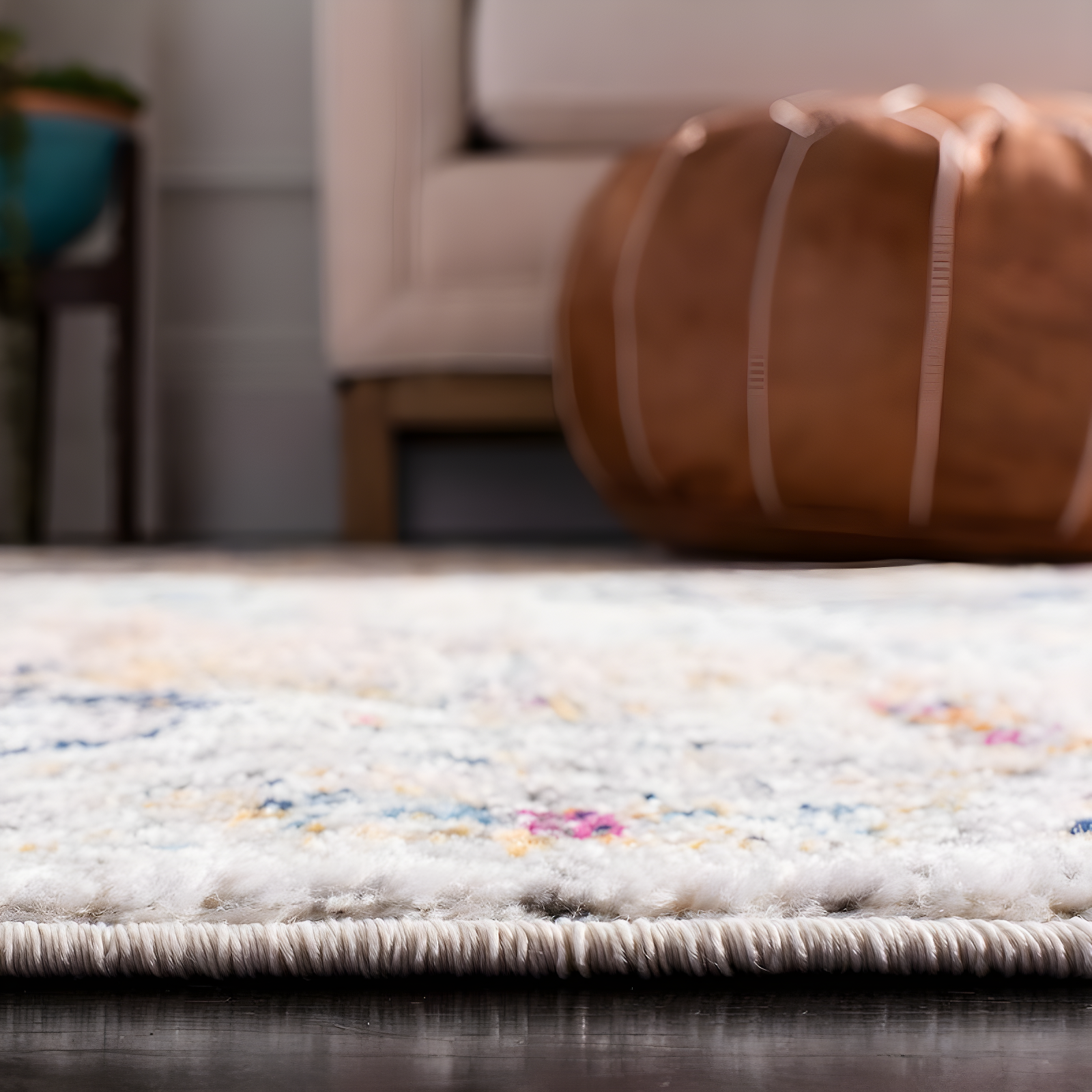 Madison MAD611 Power Loomed Indoor Area Rug - Cream/Multi - 10'x14' - Safavieh
