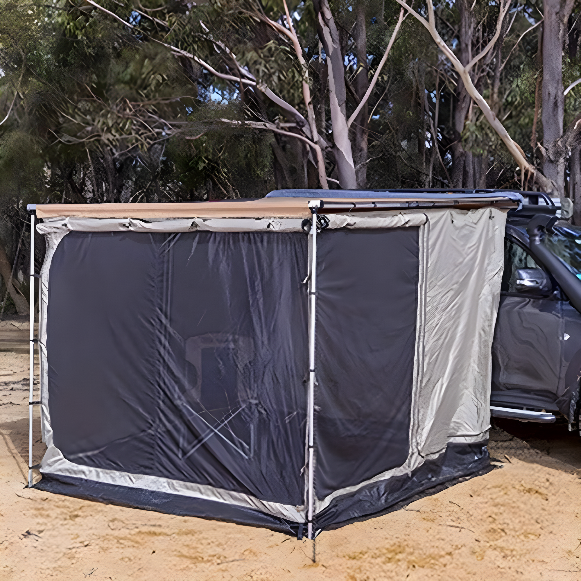 ARB 2500 x 2500 Deluxe Pop Up Truck Car Awning Room Tent Attachment with Floor
