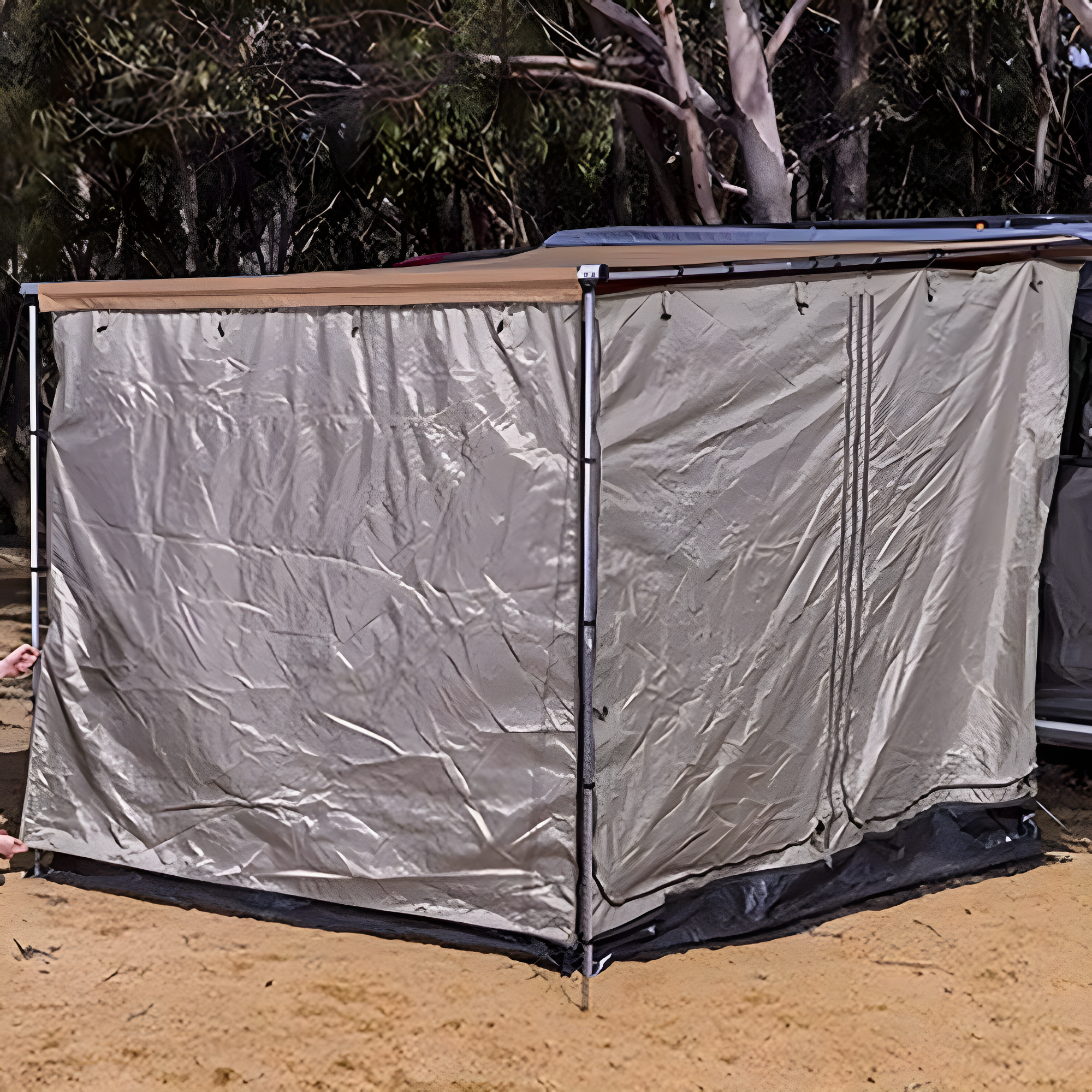 ARB 2500 x 2500 Deluxe Pop Up Truck Car Awning Room Tent Attachment with Floor