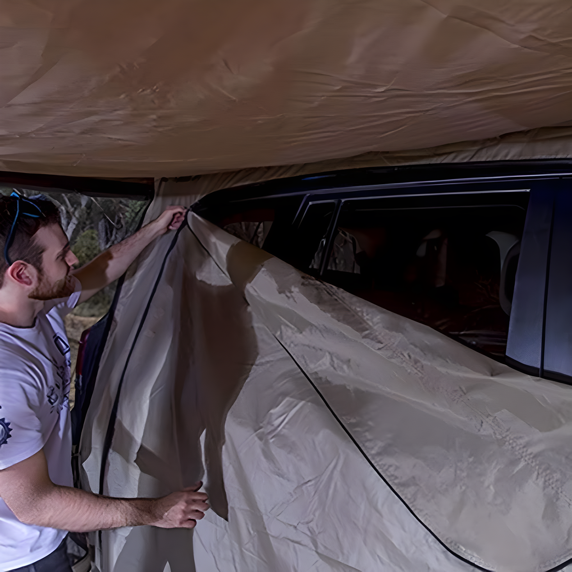 ARB 2500 x 2500 Deluxe Pop Up Truck Car Awning Room Tent Attachment with Floor