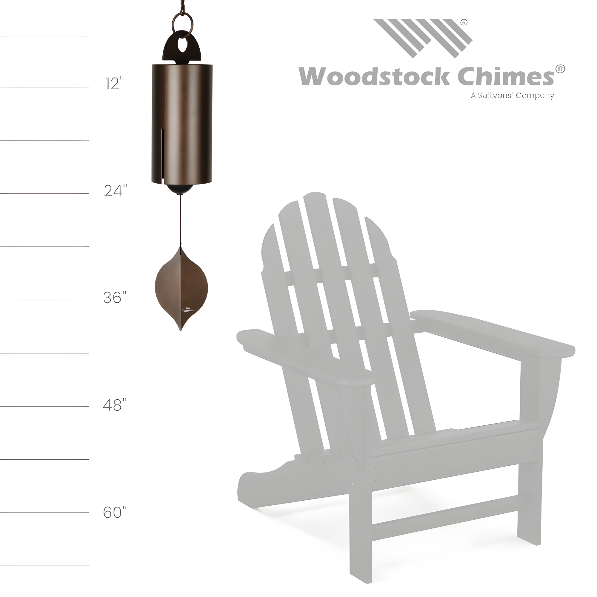 Woodstock Chimes Heroic Windbell™ Wind Chime