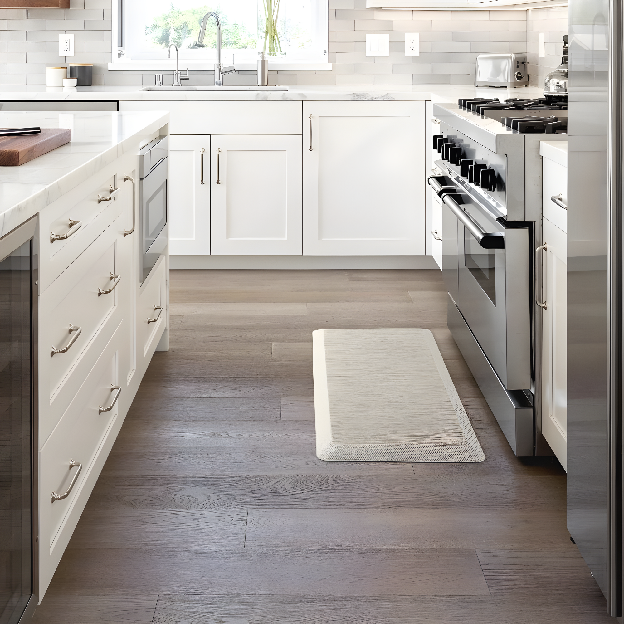Martha Stewart Martha Stewart Mira Modern Heathered Anti-Fatigue Air-Infused Kitchen Mat