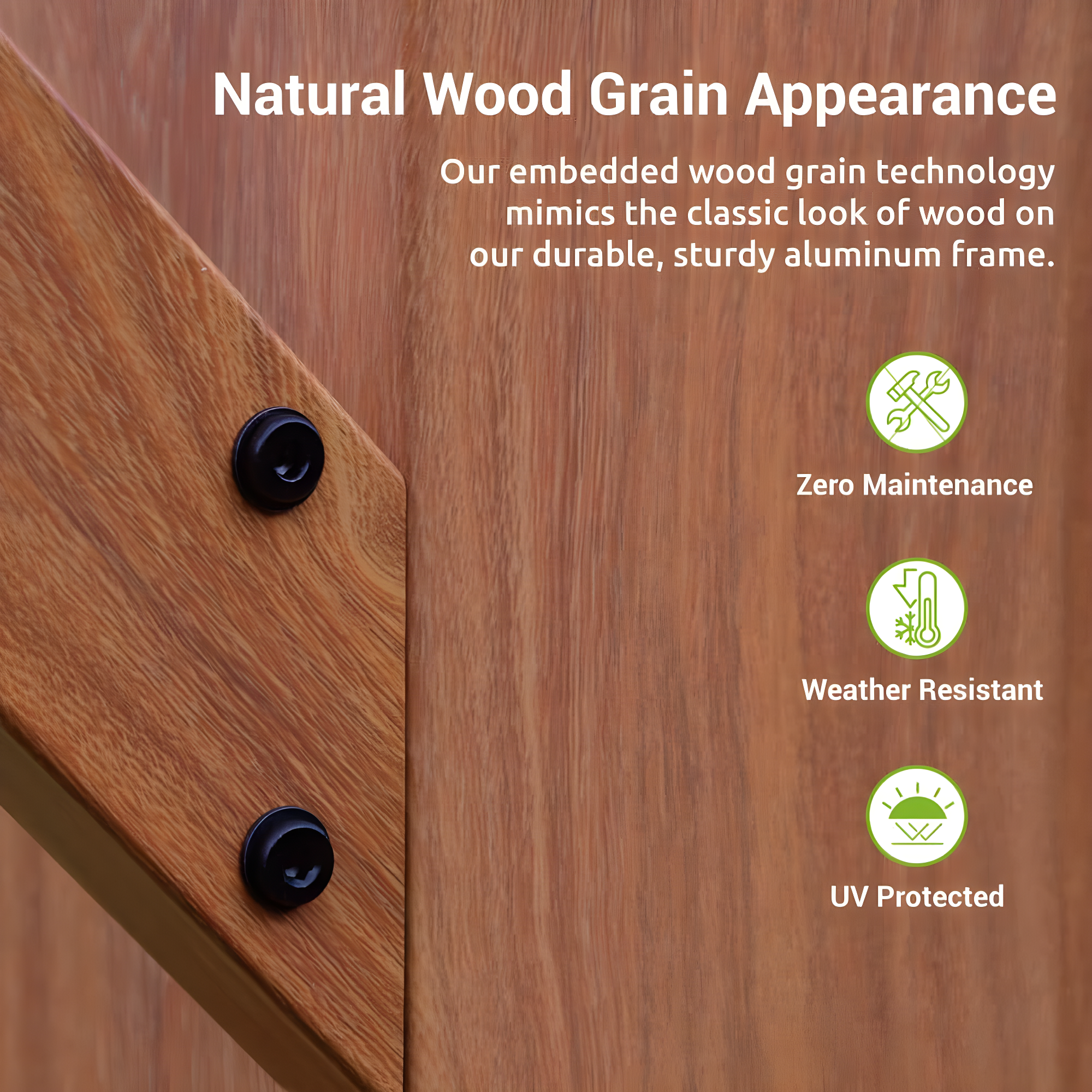 Florence 11 ft. W x 11 ft. D Wood Grain Aluminum Pergola in Canadian Cedar with Convertible Canopy