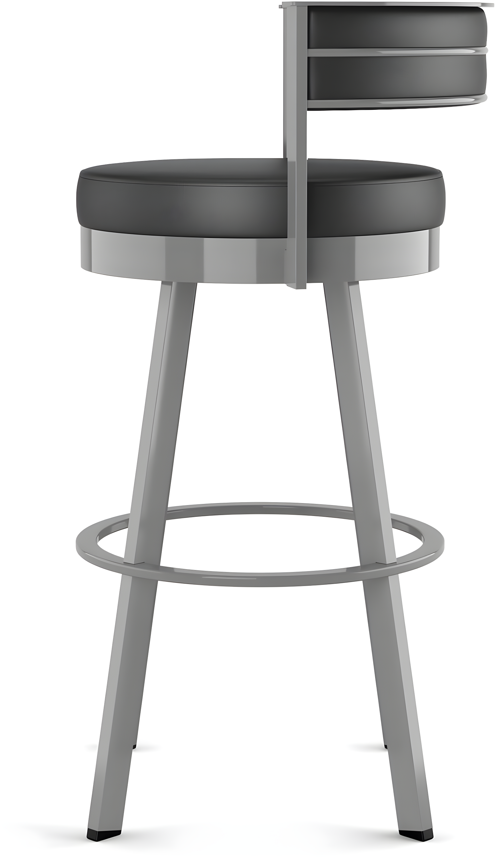 26" Browser Swivel Counter Height Barstool with Upholstered Seat - Amisco