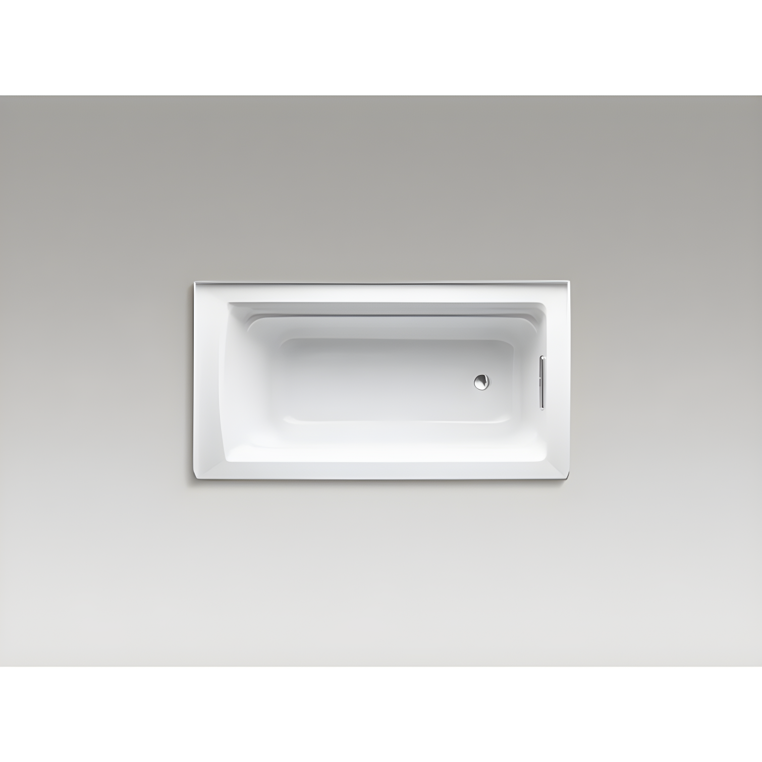 Archer® 60" x 32" Acrylic Alcove Soaking Bathtub with Comfort Depth