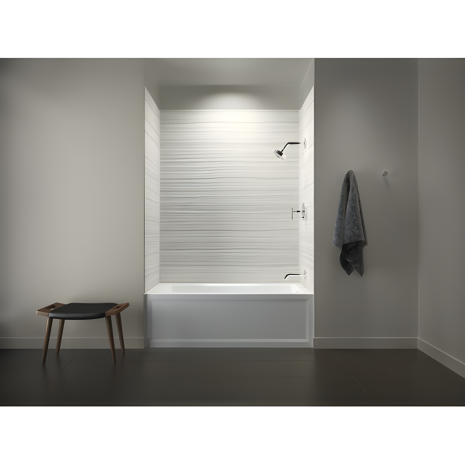 Archer® 60" x 32" Acrylic Alcove Soaking Bathtub with Comfort Depth