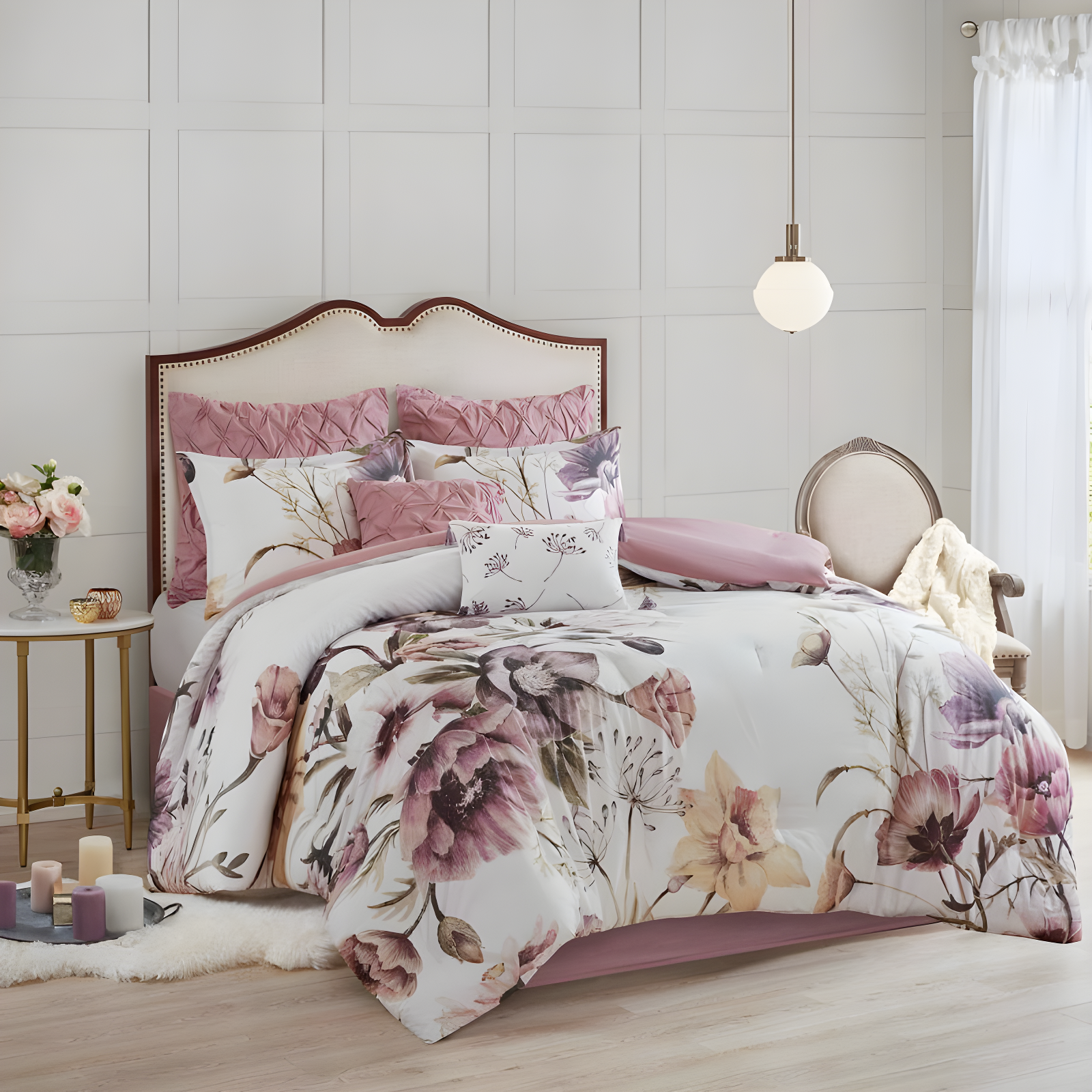 Madison Park Cassandra 8 Piece Cotton Comforter Set