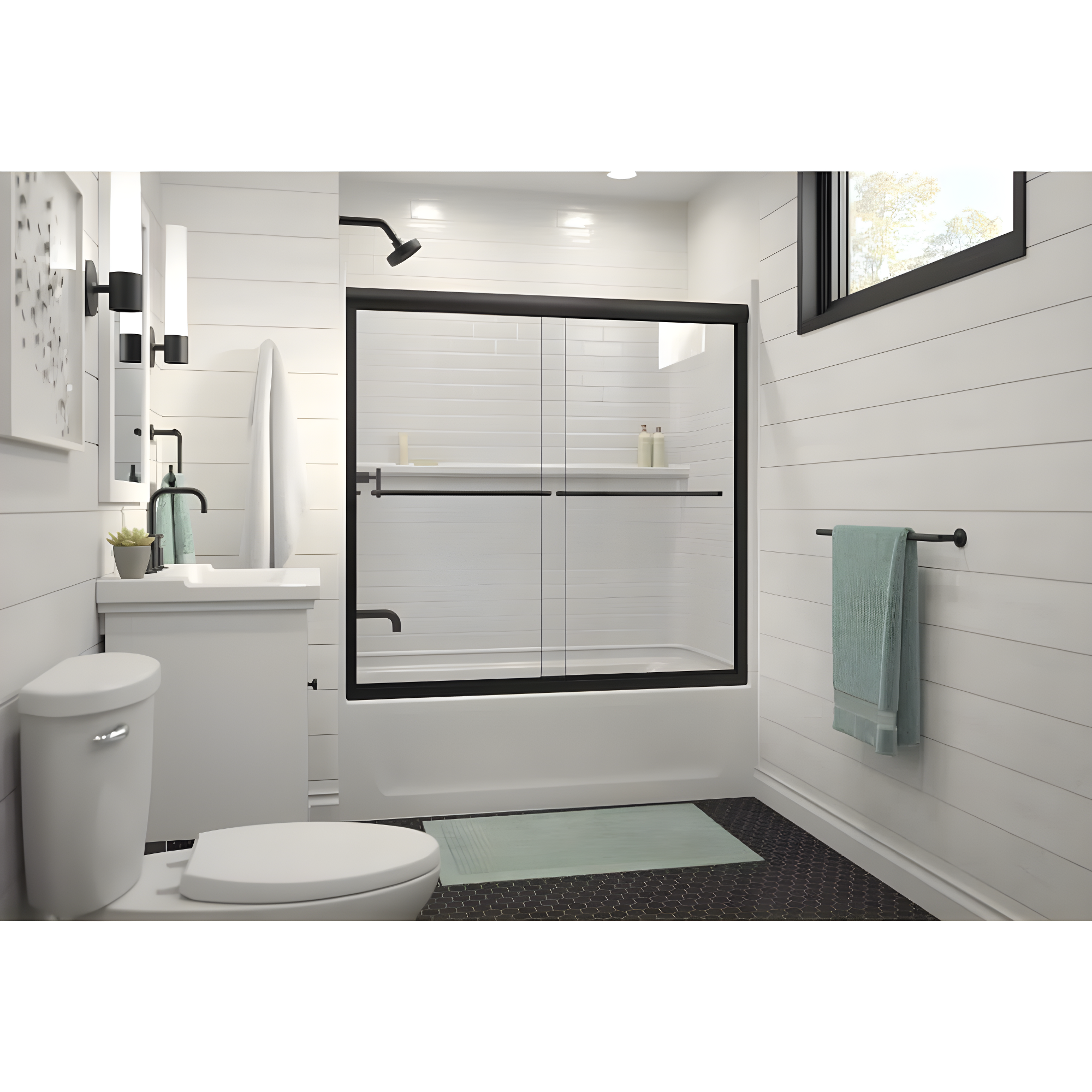 Purist® 24" Wall Mounted Round Towel Bar, Metal Wall-Mounted Towel Holder