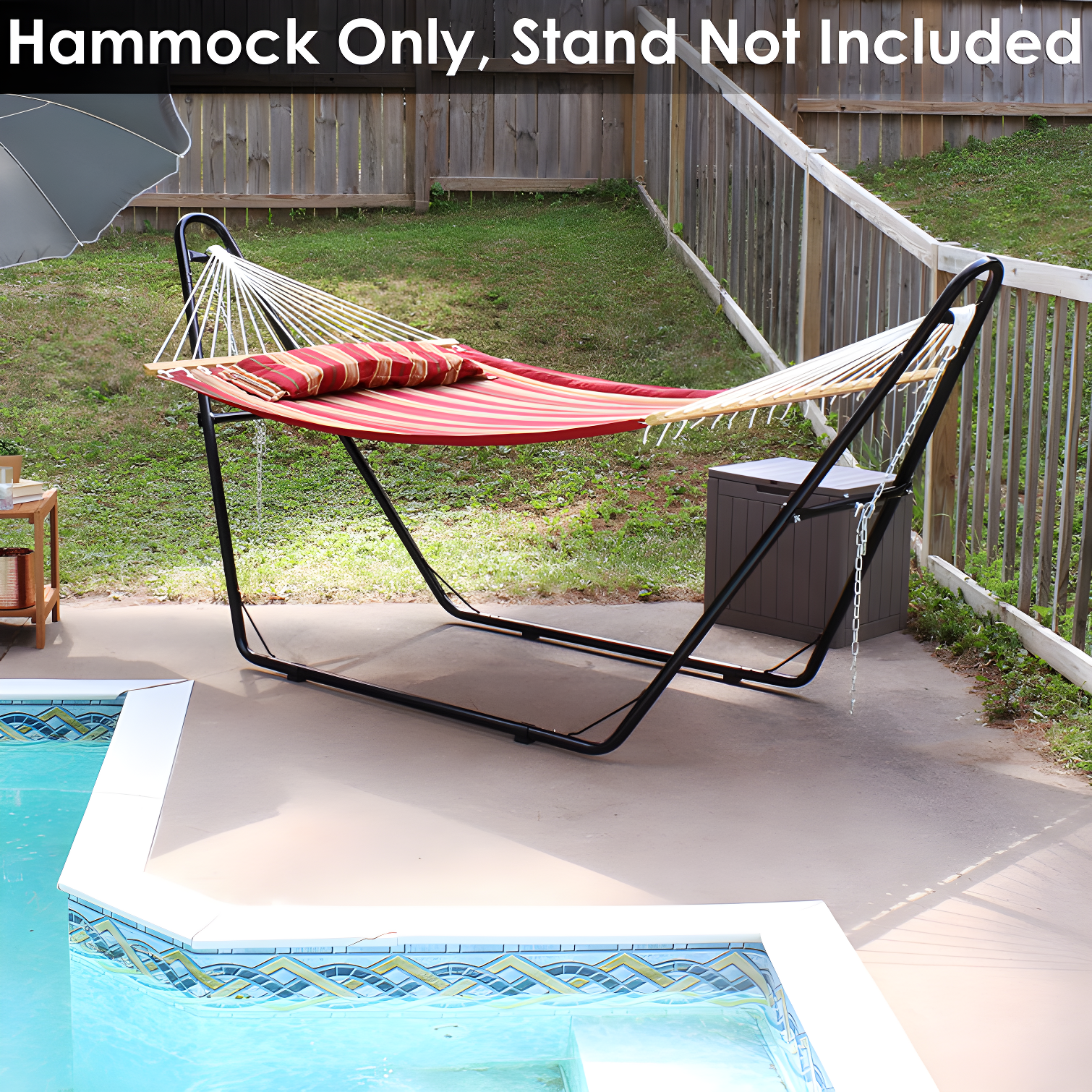 2-Person Quilted Polyester Spreader Bar Hammock