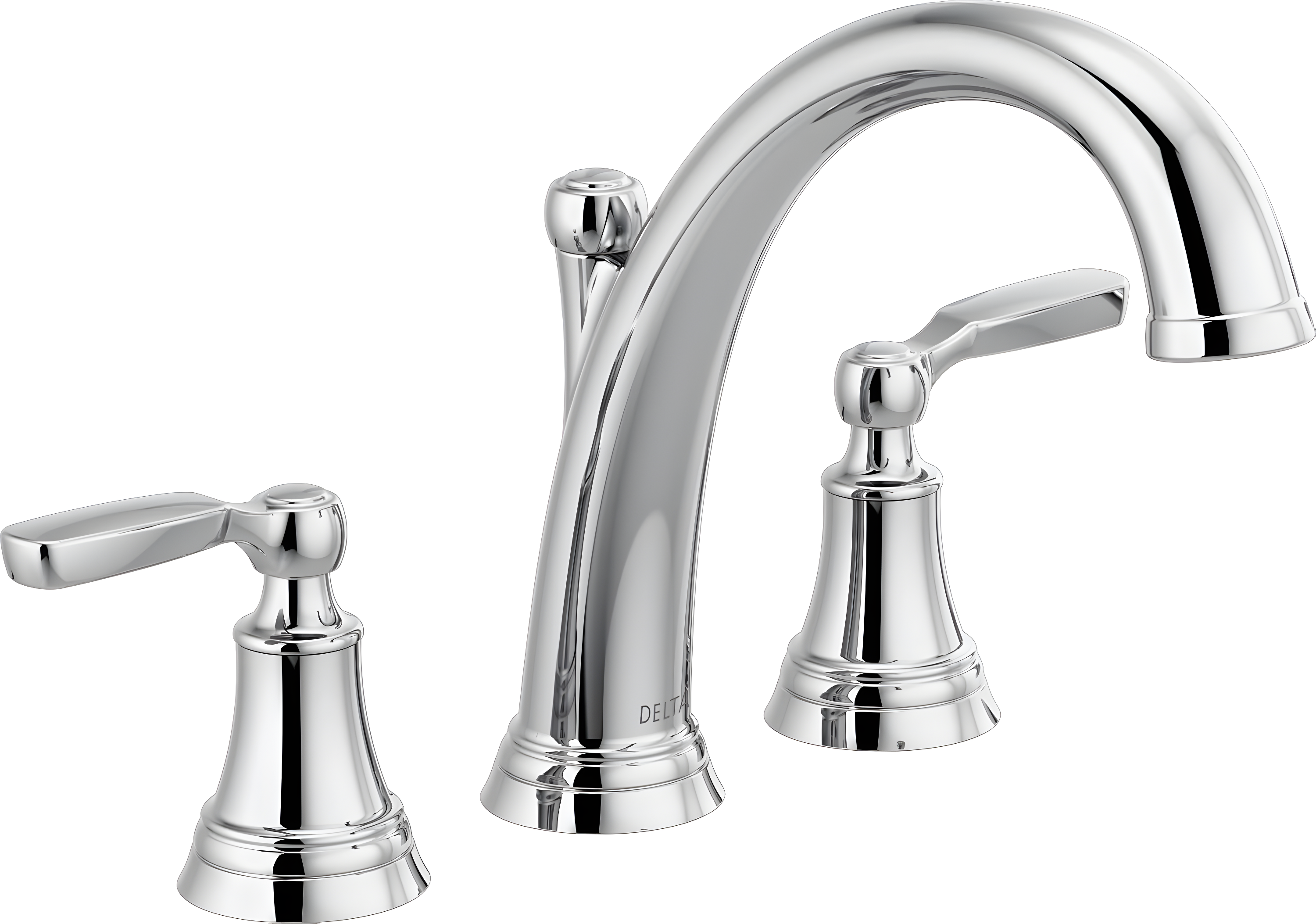 Double Handle Deck Mounted Roman Tub Faucet Trim