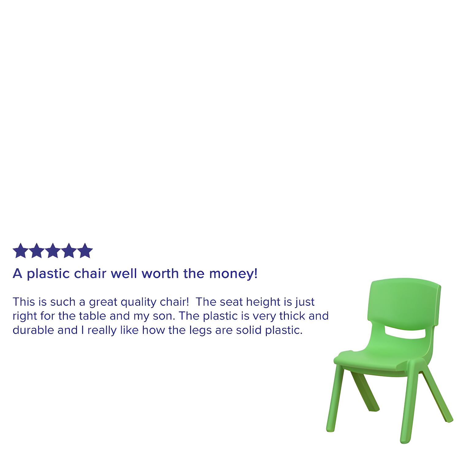 Goddard Plastic Stack School Chair (Set of 4)