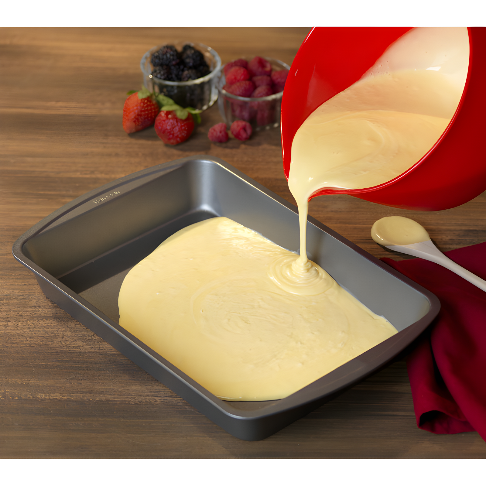 Good Cook Good Cook Steel Non-Stick Rectangle Cake Pan