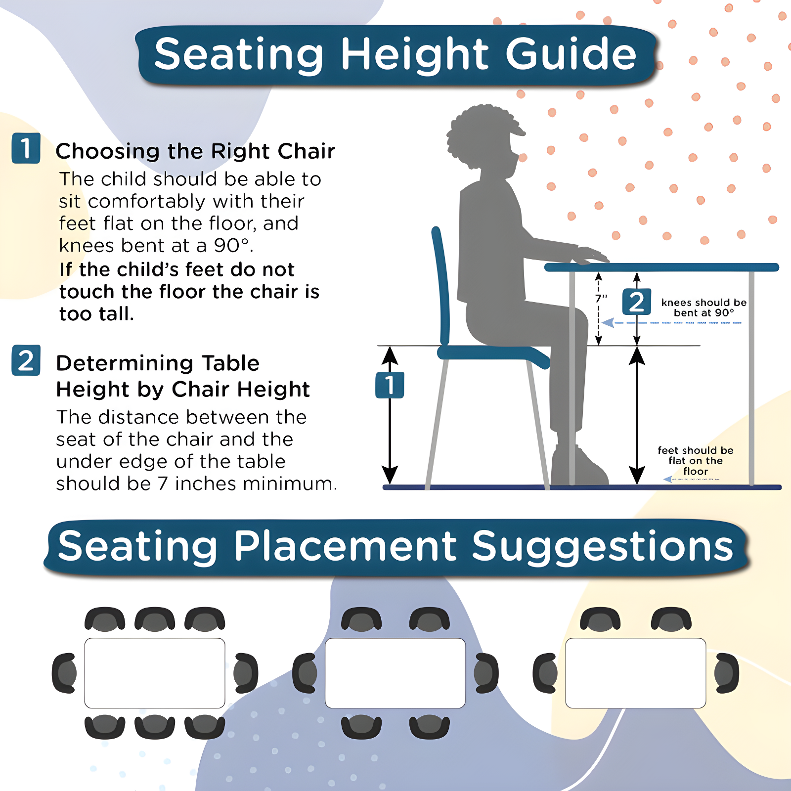 AS WE GROW Rectangular Adjustable Table