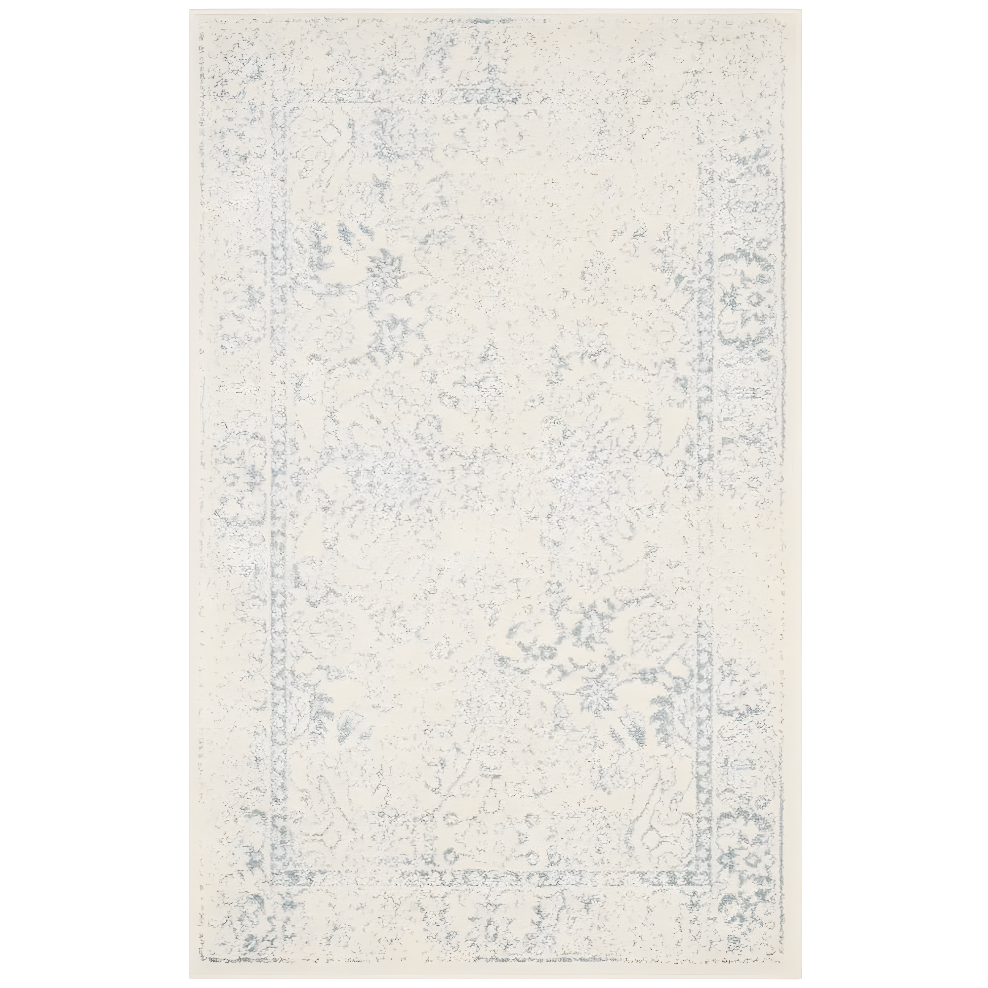 Adirondack ADR109 Machine Made Indoor Accent Rug - Ivory/Slate - 3'x5' - Safavieh
