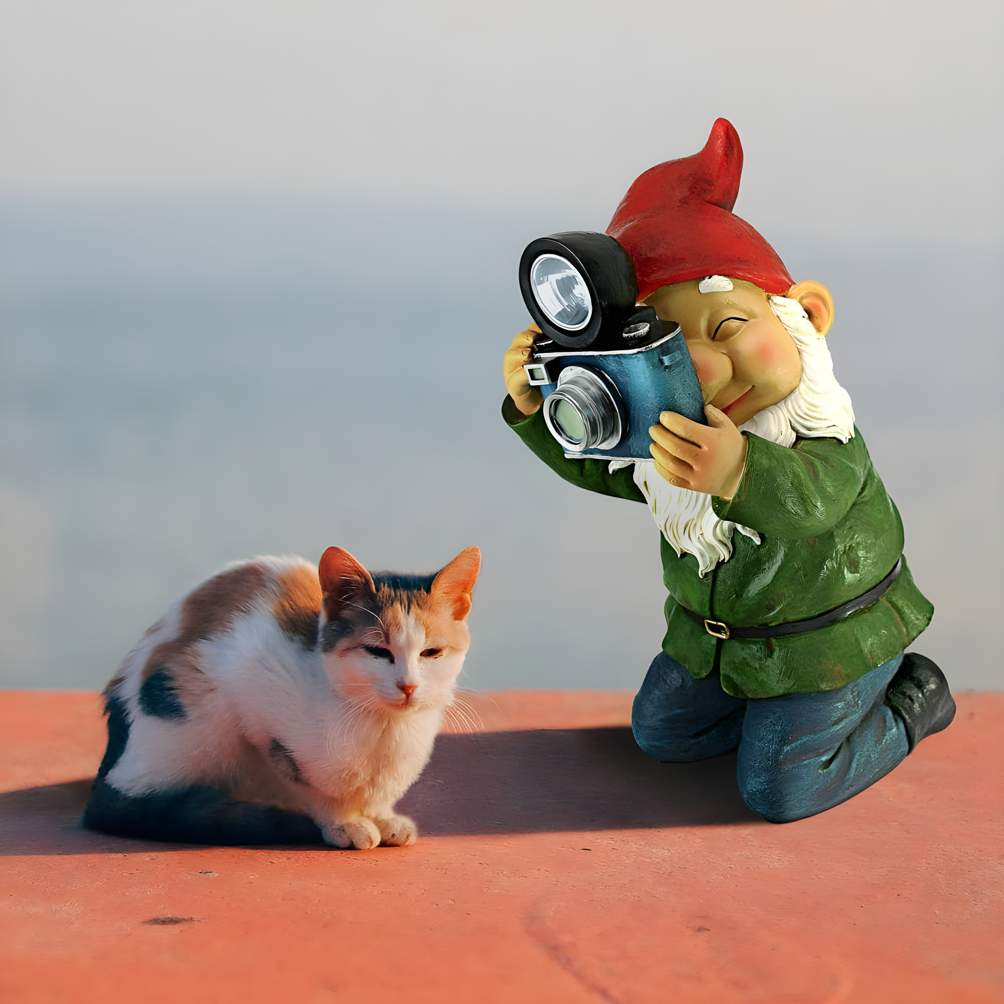 Design Toscano Camera Man Gnome Garden Statue