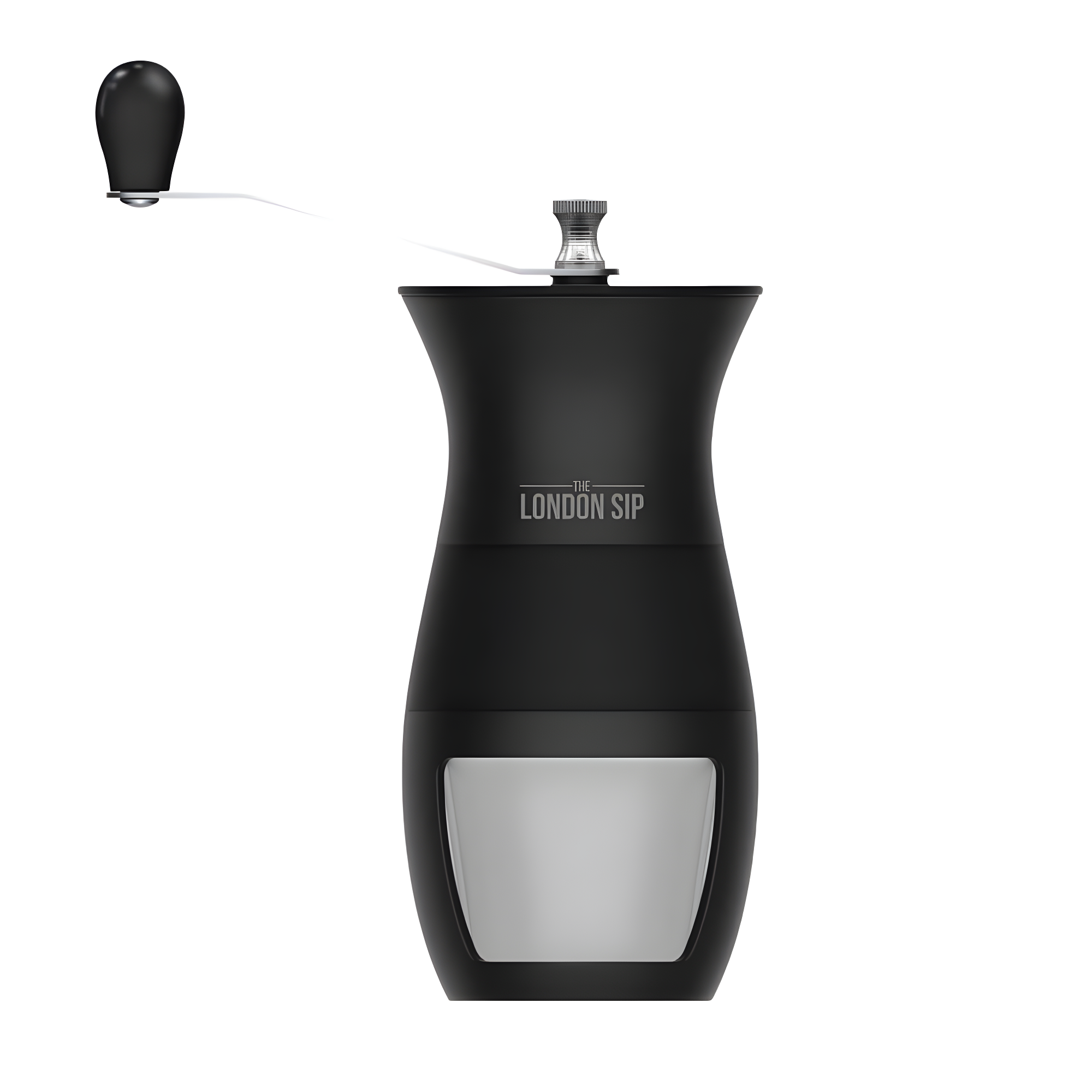 London Sip Glass Manual Conical Burr Coffee Grinder